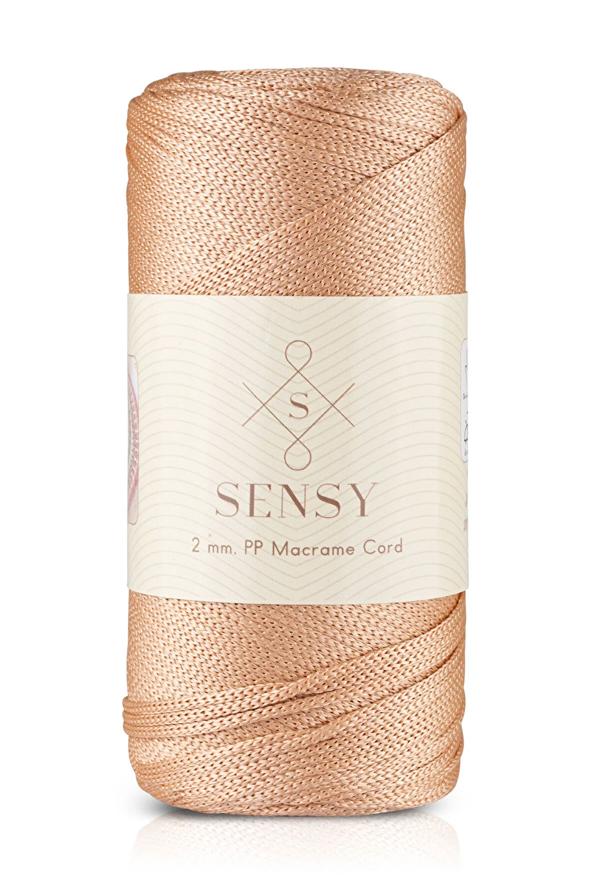 2 Mm - 200 gr Polyester Makrome Ipi Ten Rengi 230 M Polyester Makrome Ip Supla Ip Ve Çanta Ipliği