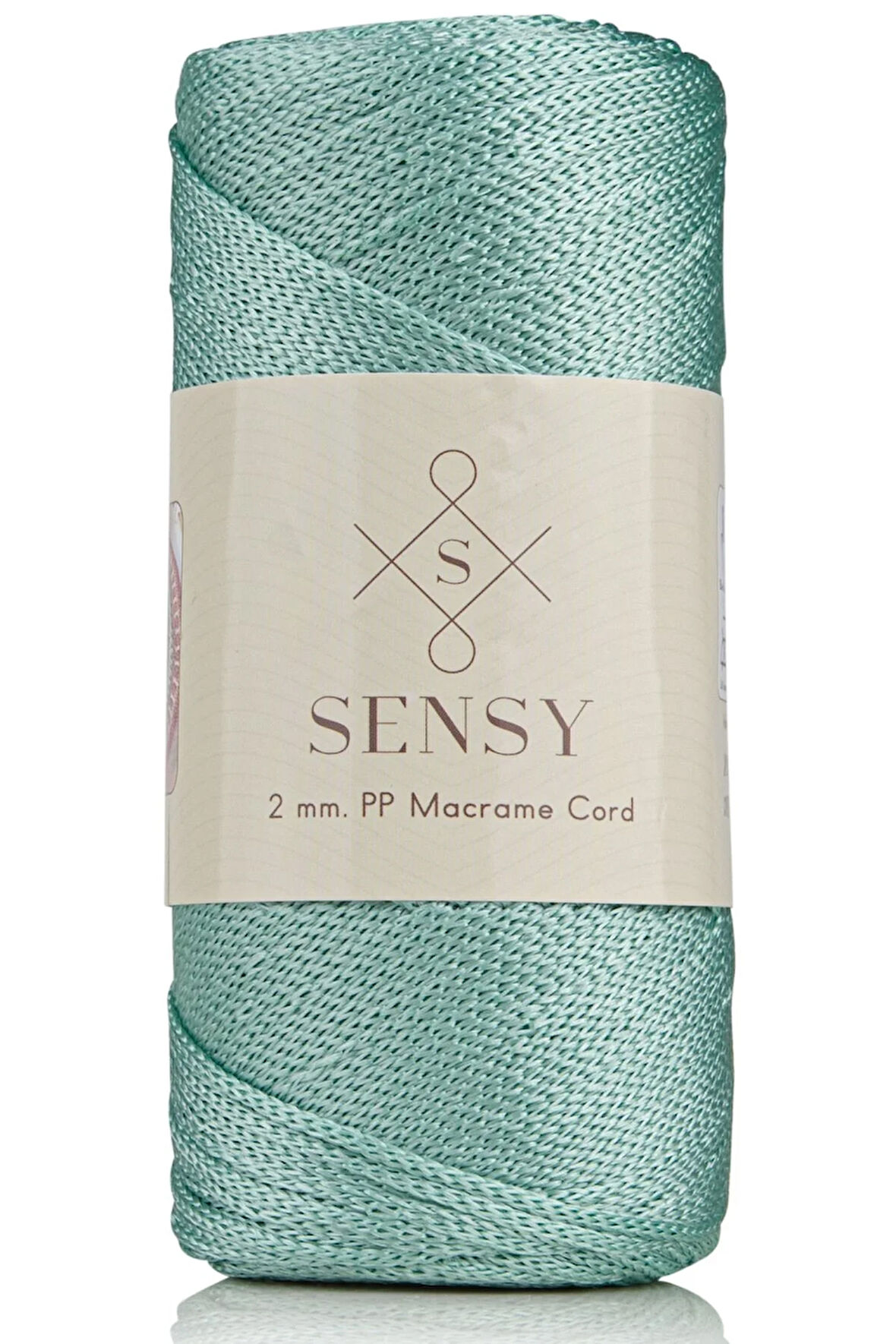 2 Mm - 200 gr Polyester Makrome Ipi Mint 230 M Polyester Makrome Ip Supla Ip Ve Çanta Ipliği