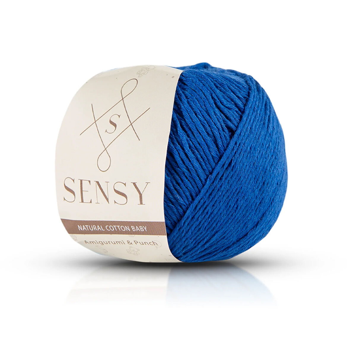 Premium Amigurumi İpi Punch (PANÇ) Baby Soft Cotton 50 gr Örgü İp Saks Mavisi