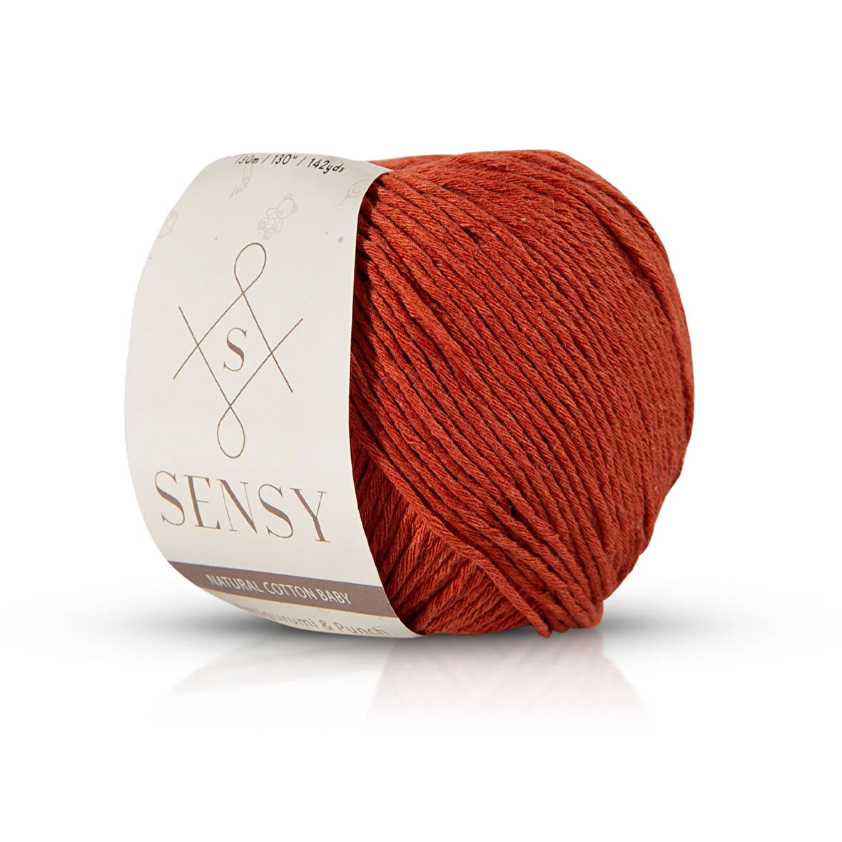 Premium Amigurumi İpi Punch (PANÇ) Baby Soft Cotton 50 gr Örgü İp Kiremit