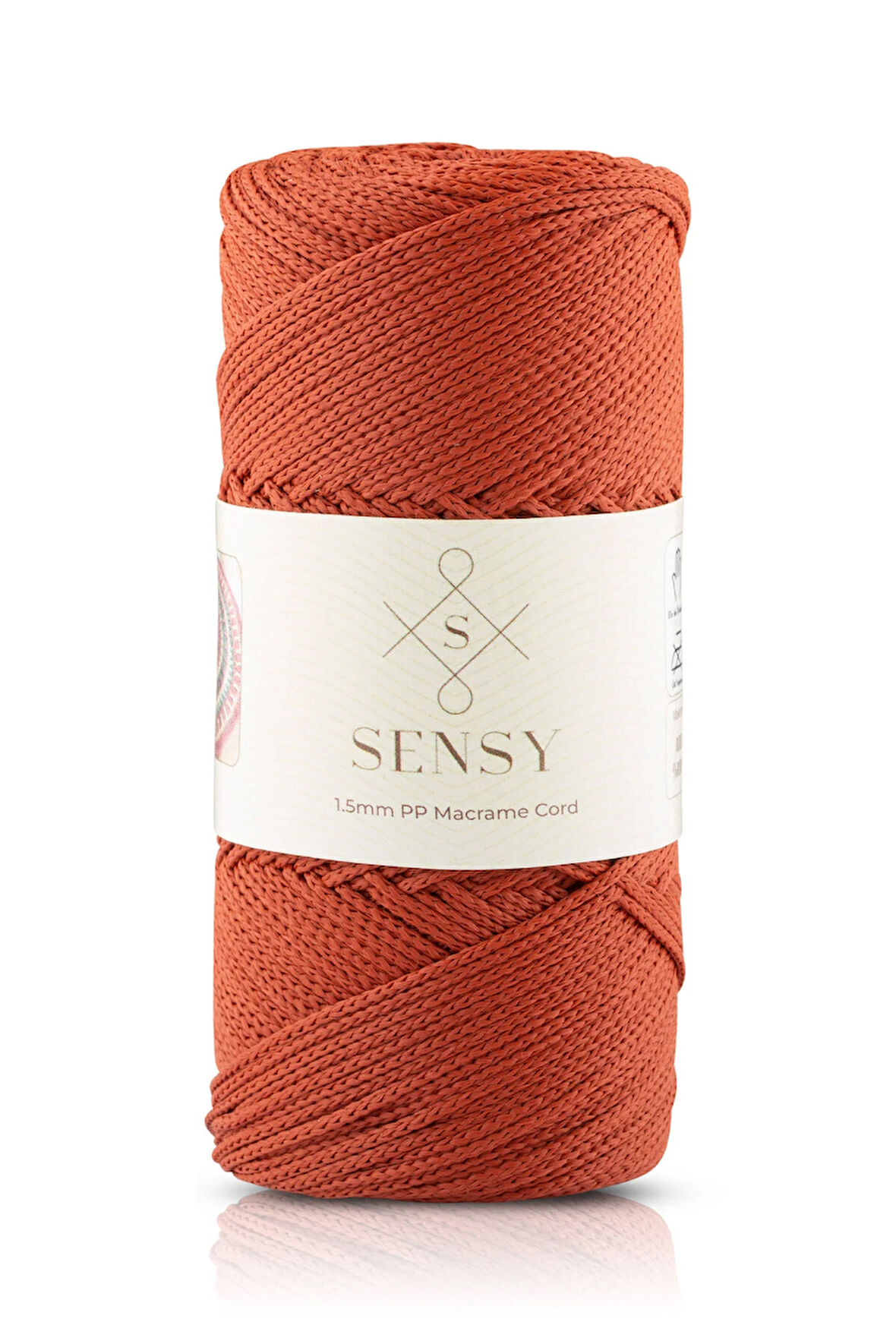 1.5 Mm - 100 gr Polyester Makrome Ipi Kiremit 150 M Polyester Makrome Ip Supla Ip Ve Çanta Ipliği