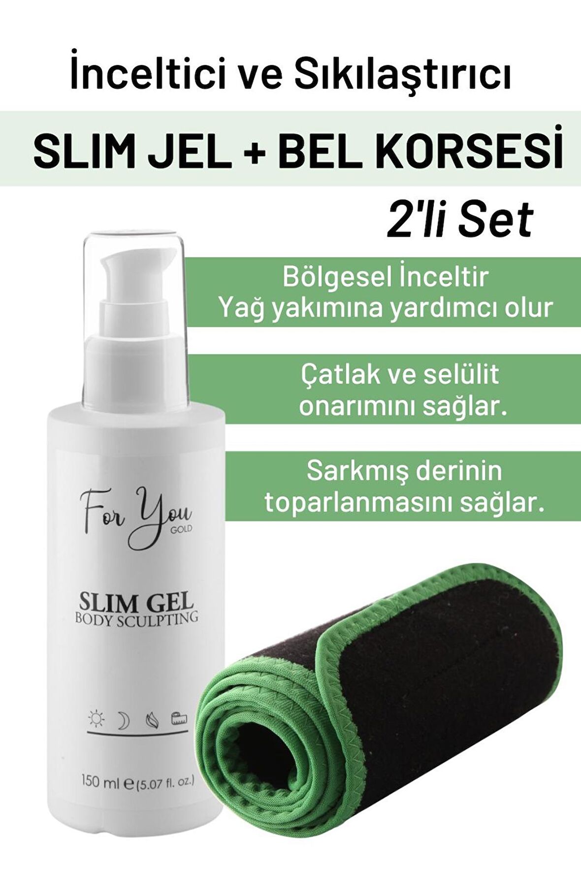 Çatlak Ve Selülit Karşıtı (Çatlak Önleyici) Bölgesel İnceltici - Vücut Sıkılaştırıcı Slim Jel