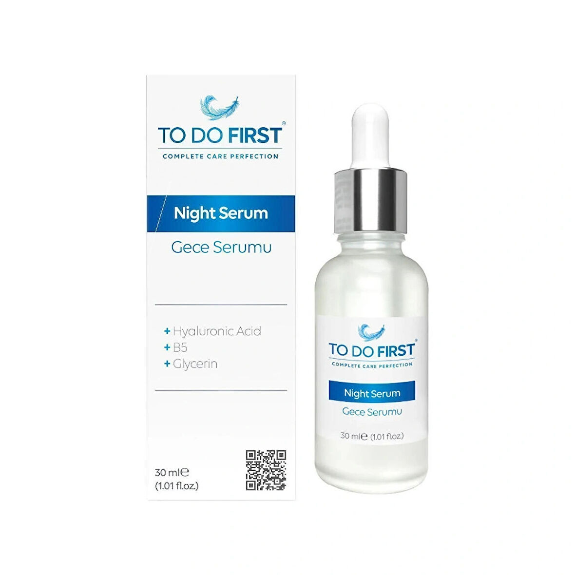 TO DO FIRST Gözenek Sıkılaştırıcı ve Kırışıklık Giderici Gece Serumu 30 ML