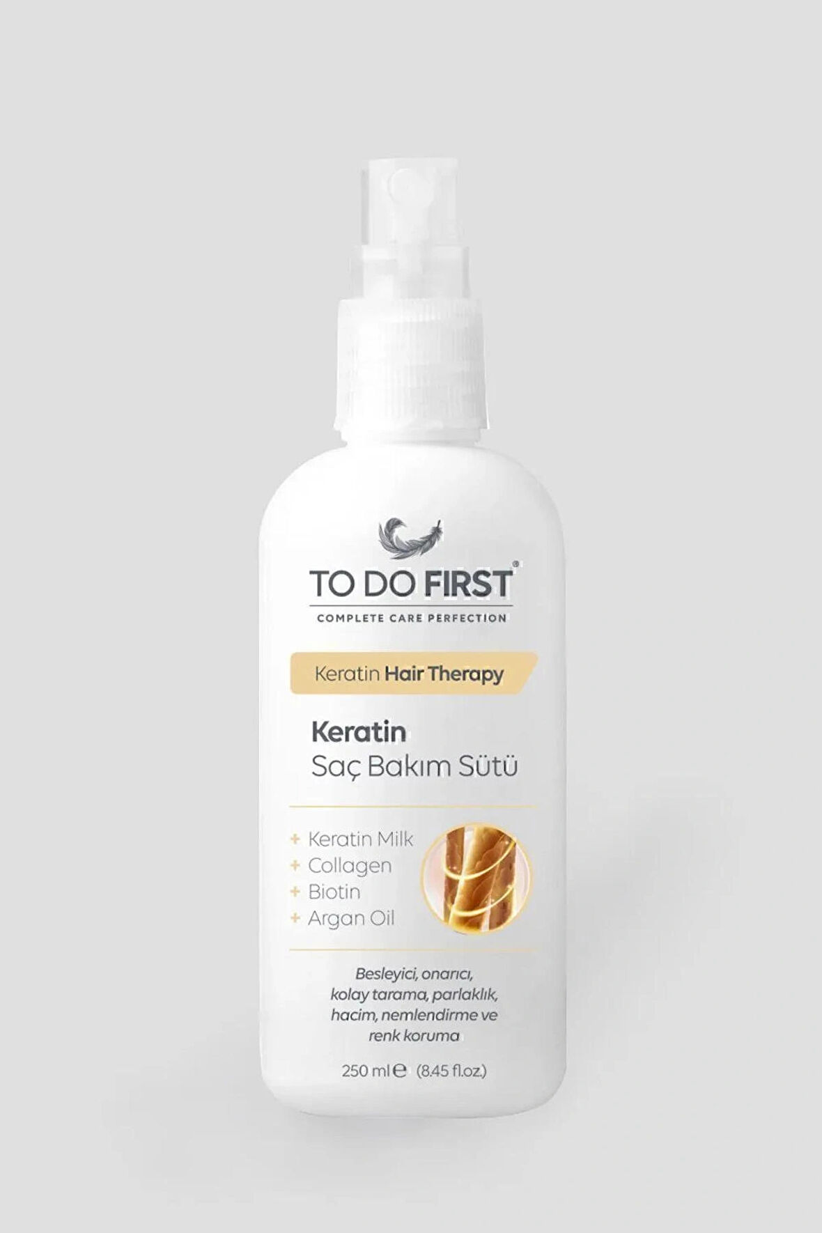 TO DO FIRST Keratinli Saç Bakım Sütü 250 ML