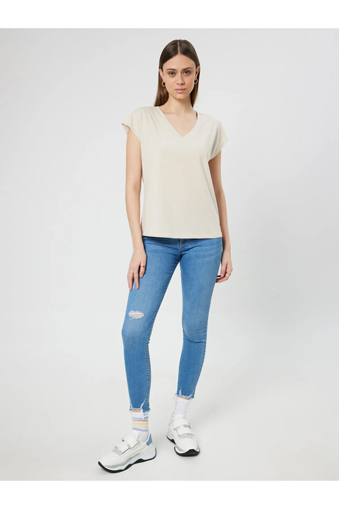 Loft Natalie Skinny Kadın Pantolon LF2032494