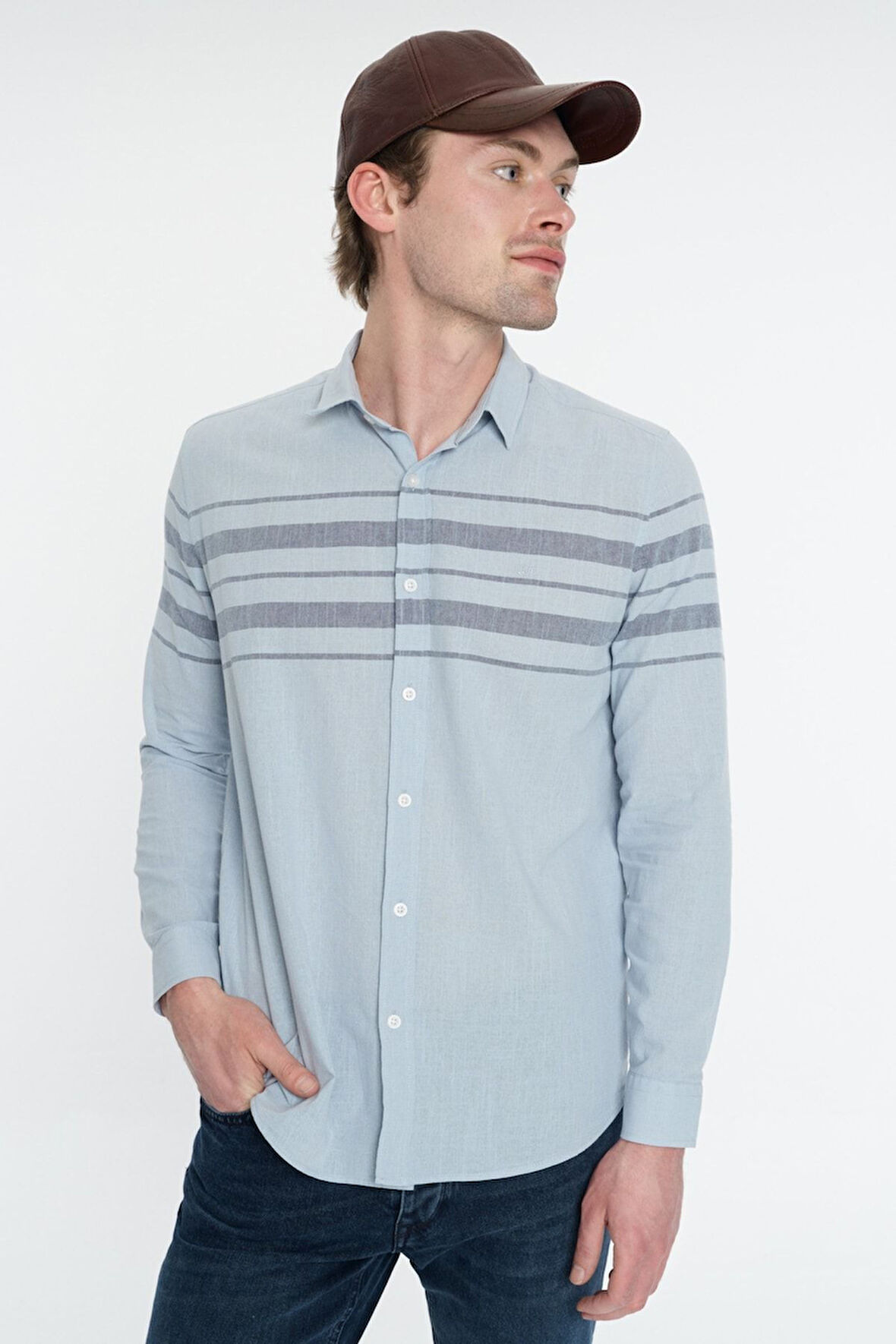 Loft Regular Fit Erkek Gömlek Uzun Kol