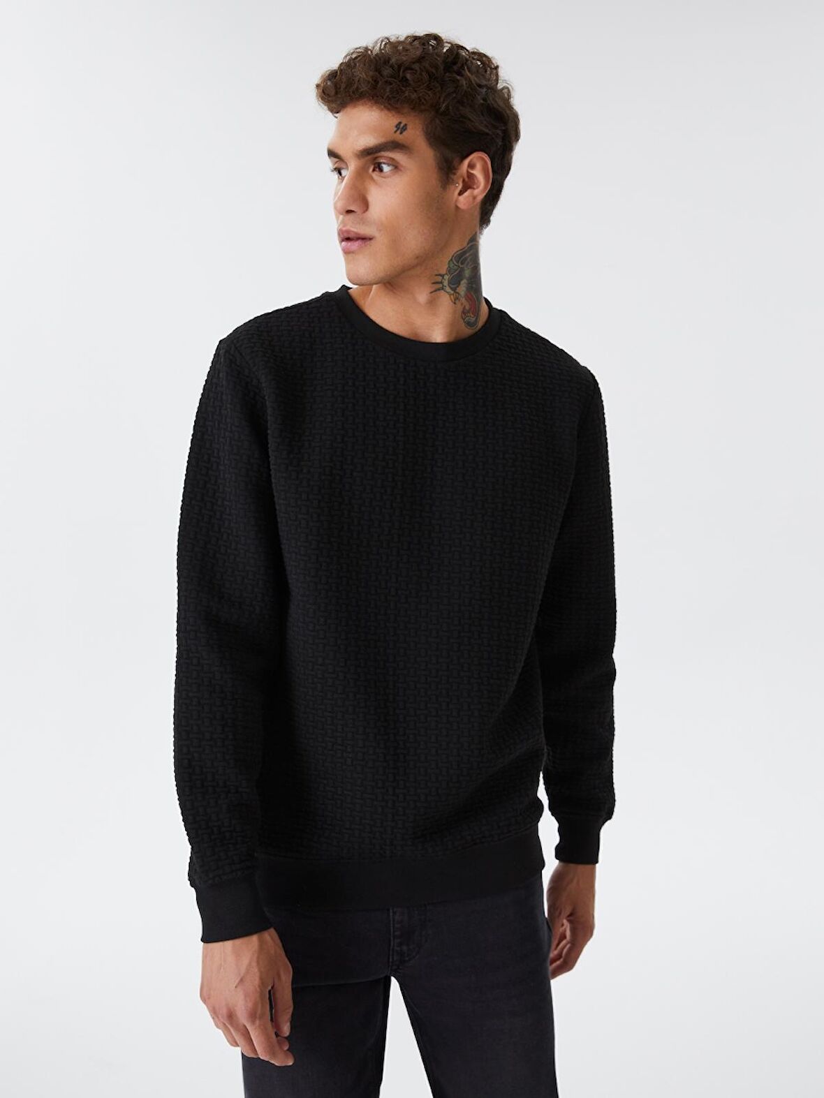 LF2025441 Loft Erkek Sweat BLACK