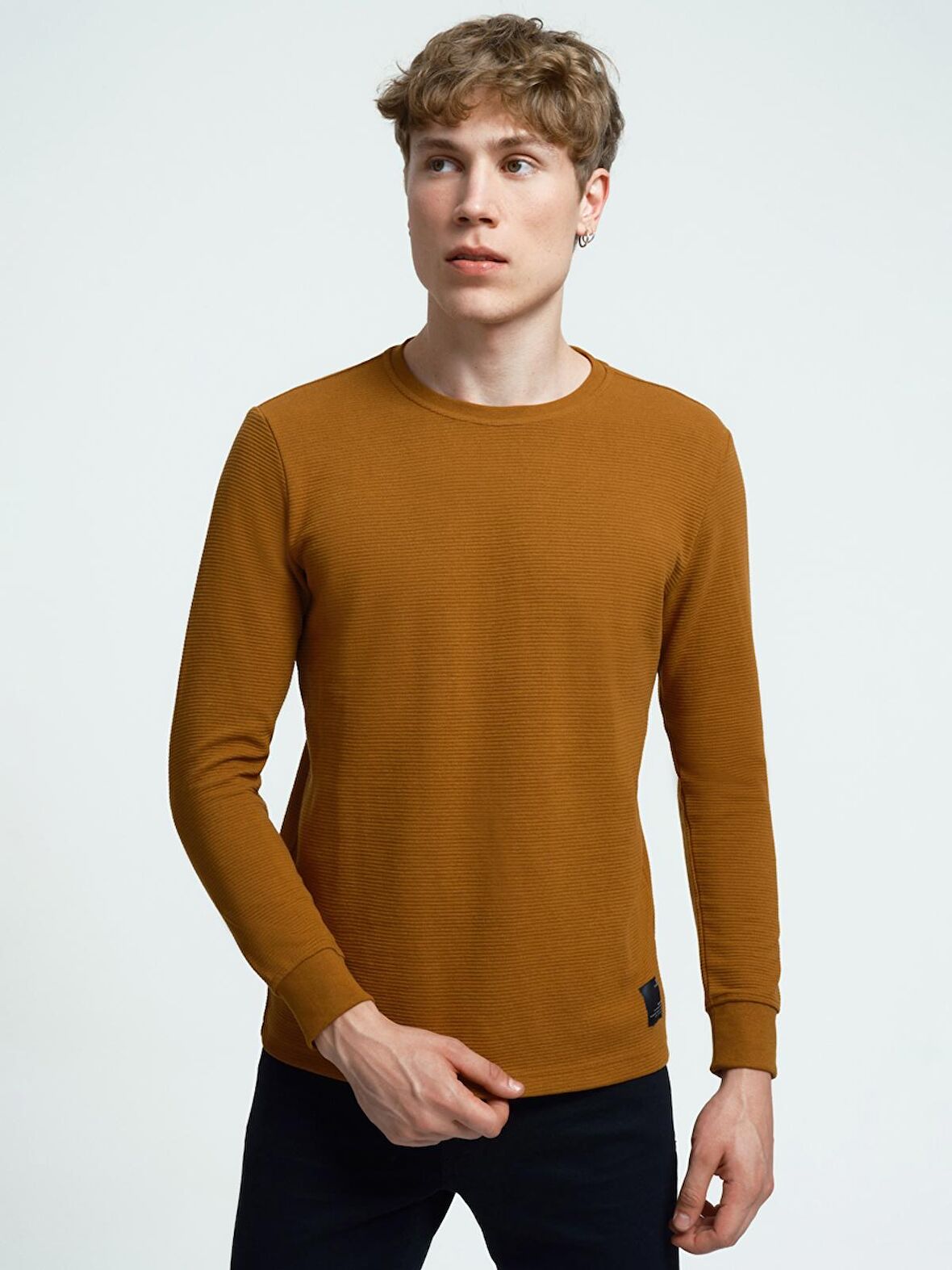 LF2034194 Loft Erkek Sweat CAMEL