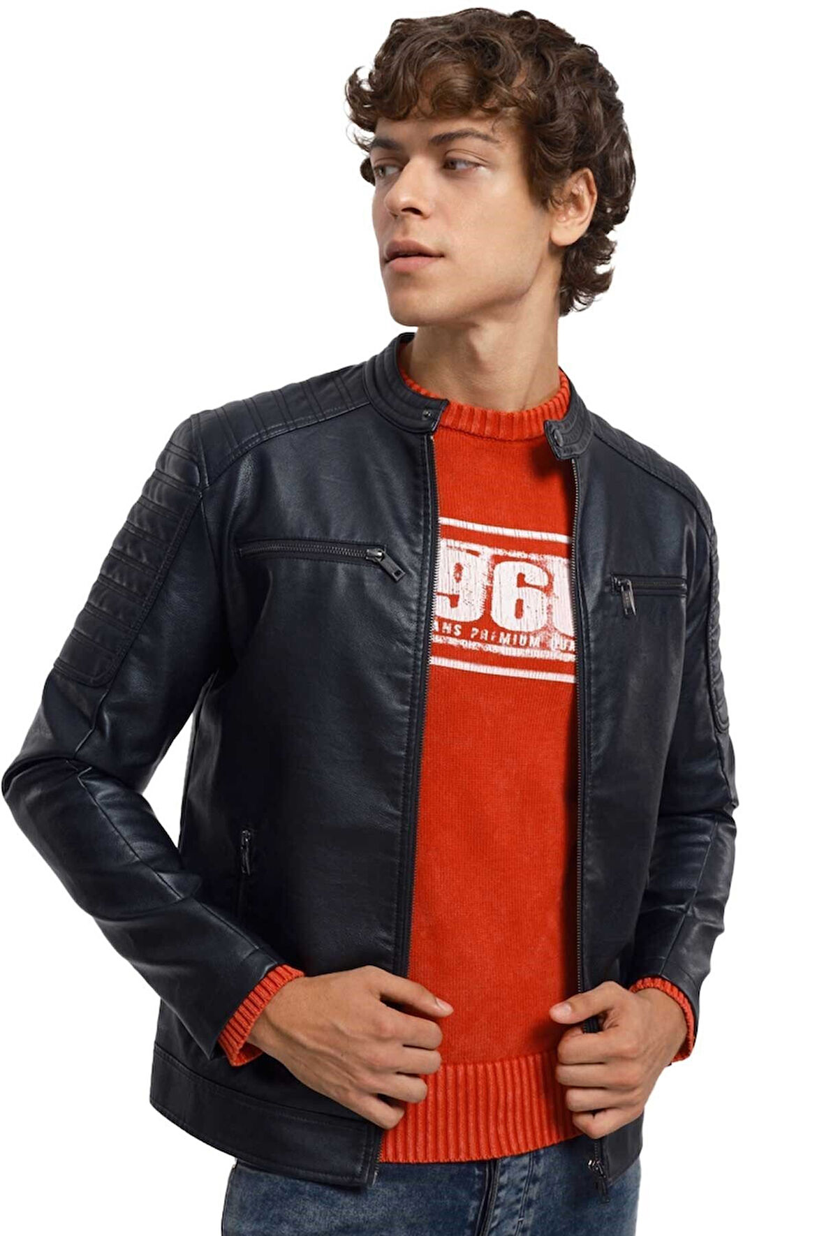 Regular Fit Erkek Mont Pu