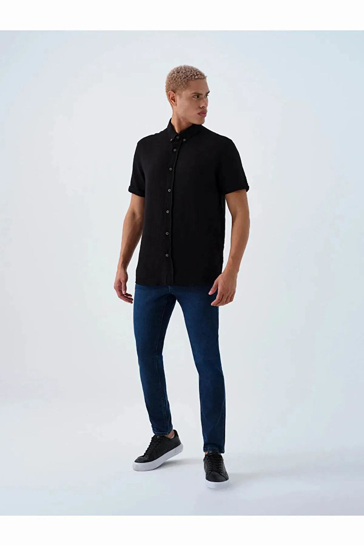 Loft Justın Torıno Blue Black Wash Erkek Jean Pantolon LF2039443