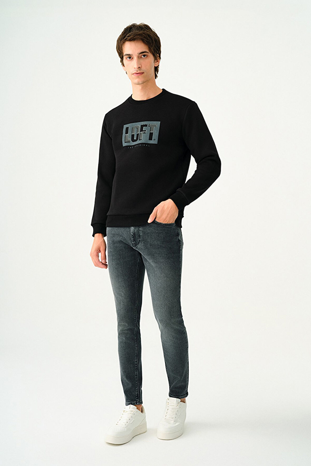 Loft Smoked Grey M Erkek Pantolon Lf2037012