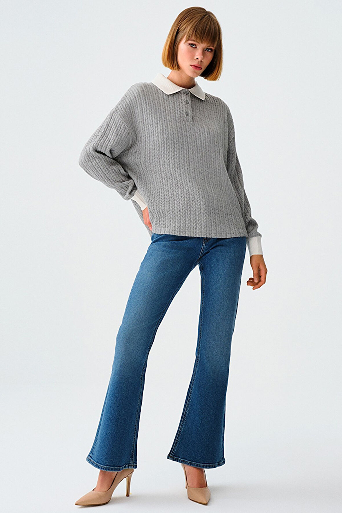 Loft Flare Rain Kadın Pantolon