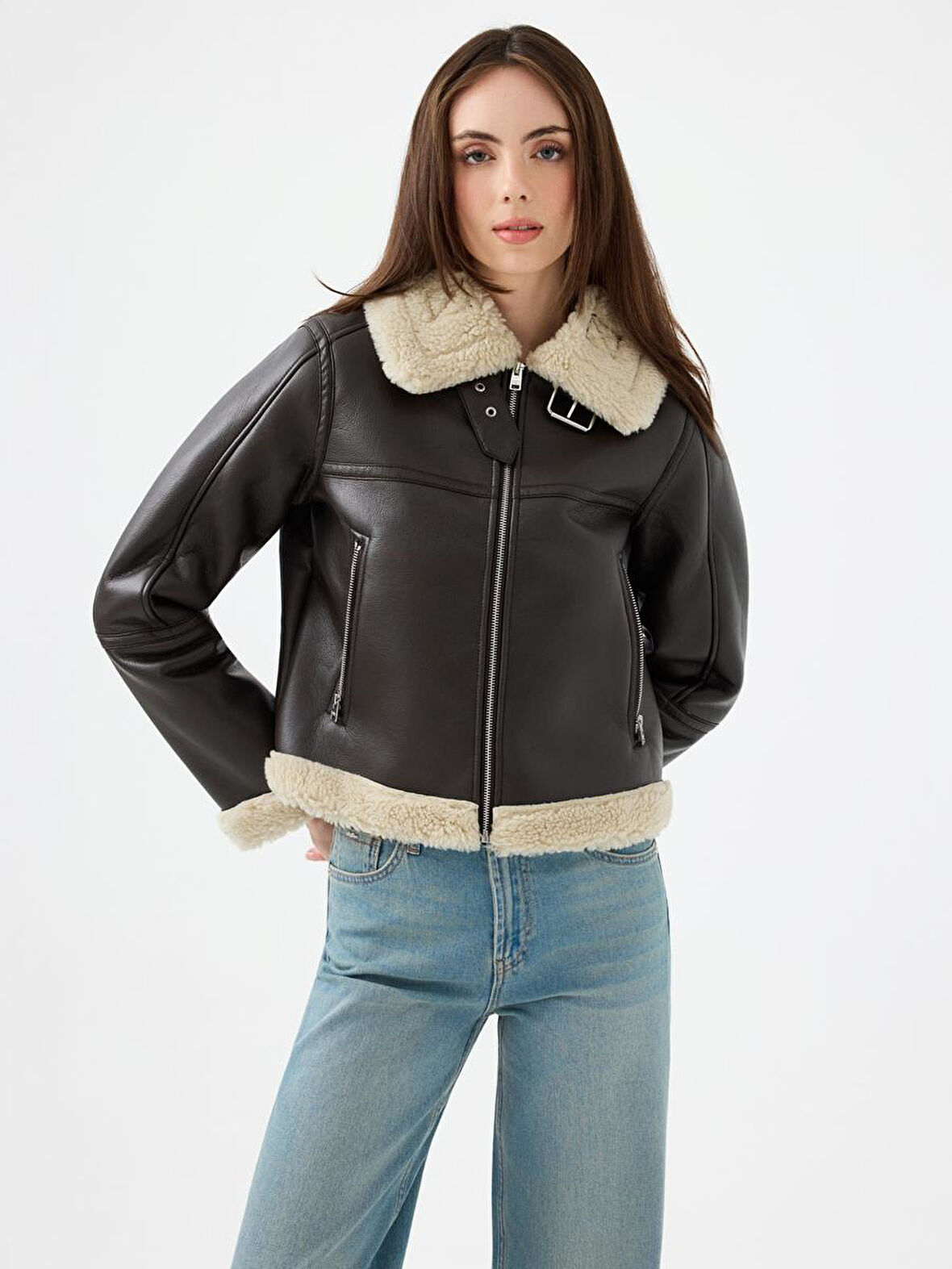 Loft Kadın Long Crop Mont LF2040673