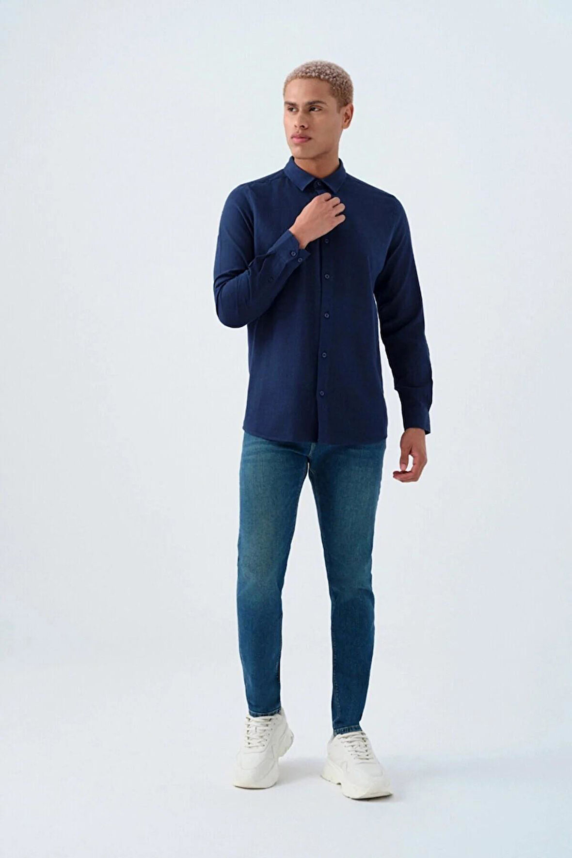 Loft Justin Dante Green Wash Erkek Jean Pantolon LF2037021