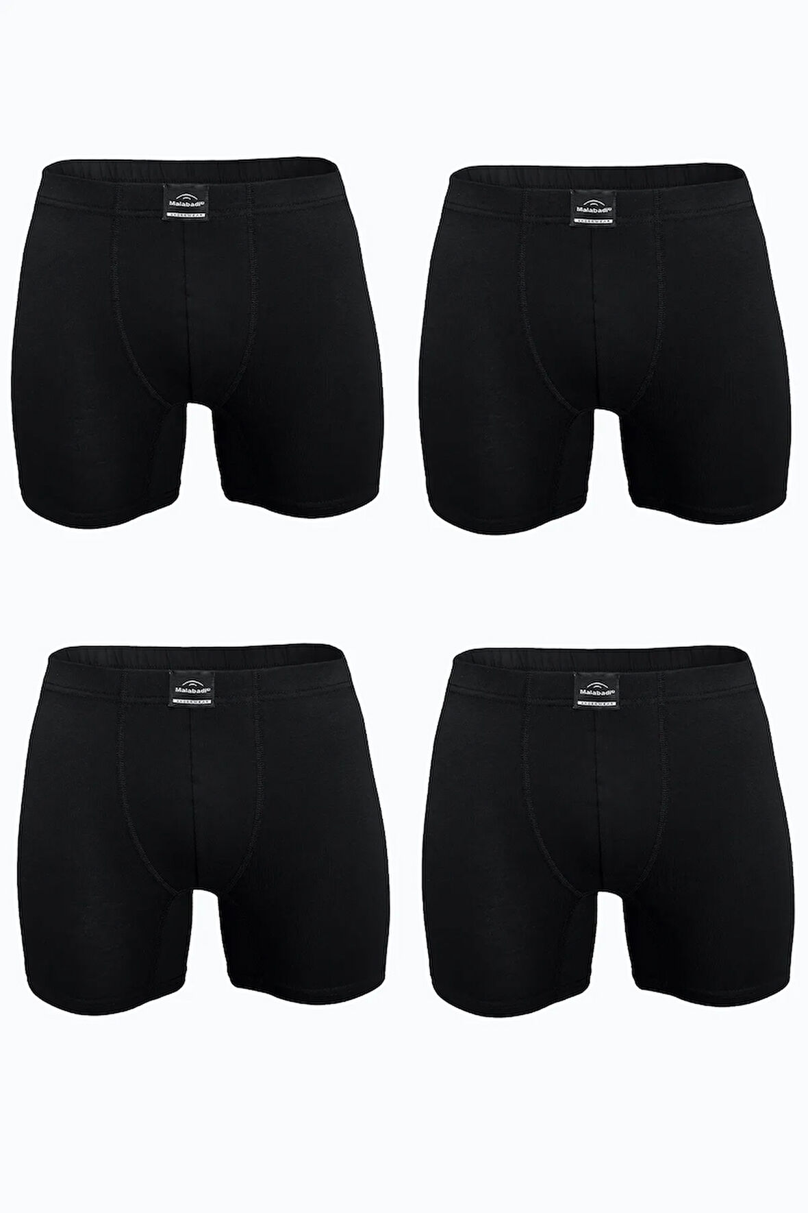 Erkek Füme 4 lü Premium Collection Modal Uzun Boxer 4M250