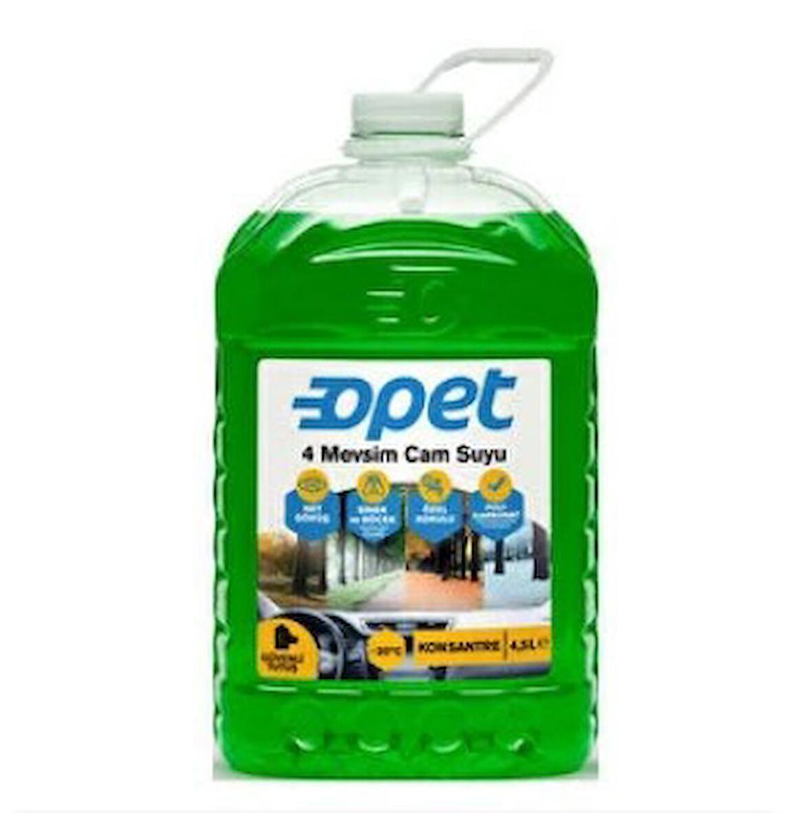 Opet Cam Suyu 4 Mevsim 4,5lt 4 ADET 1 KOLİ