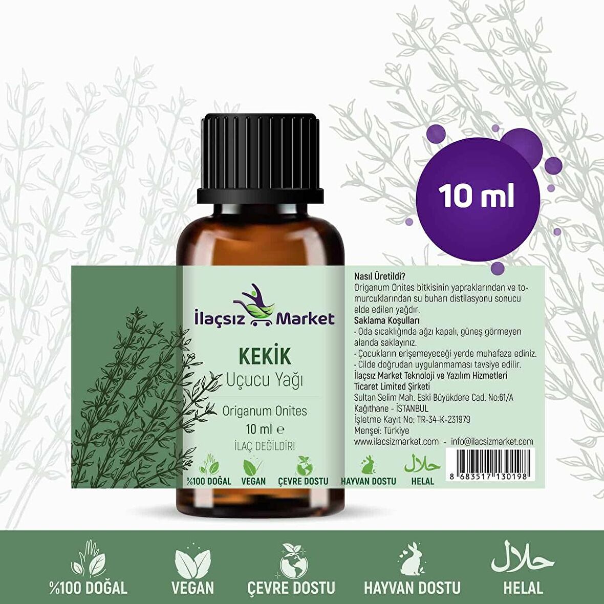 Kekik Yağı / 10 ml