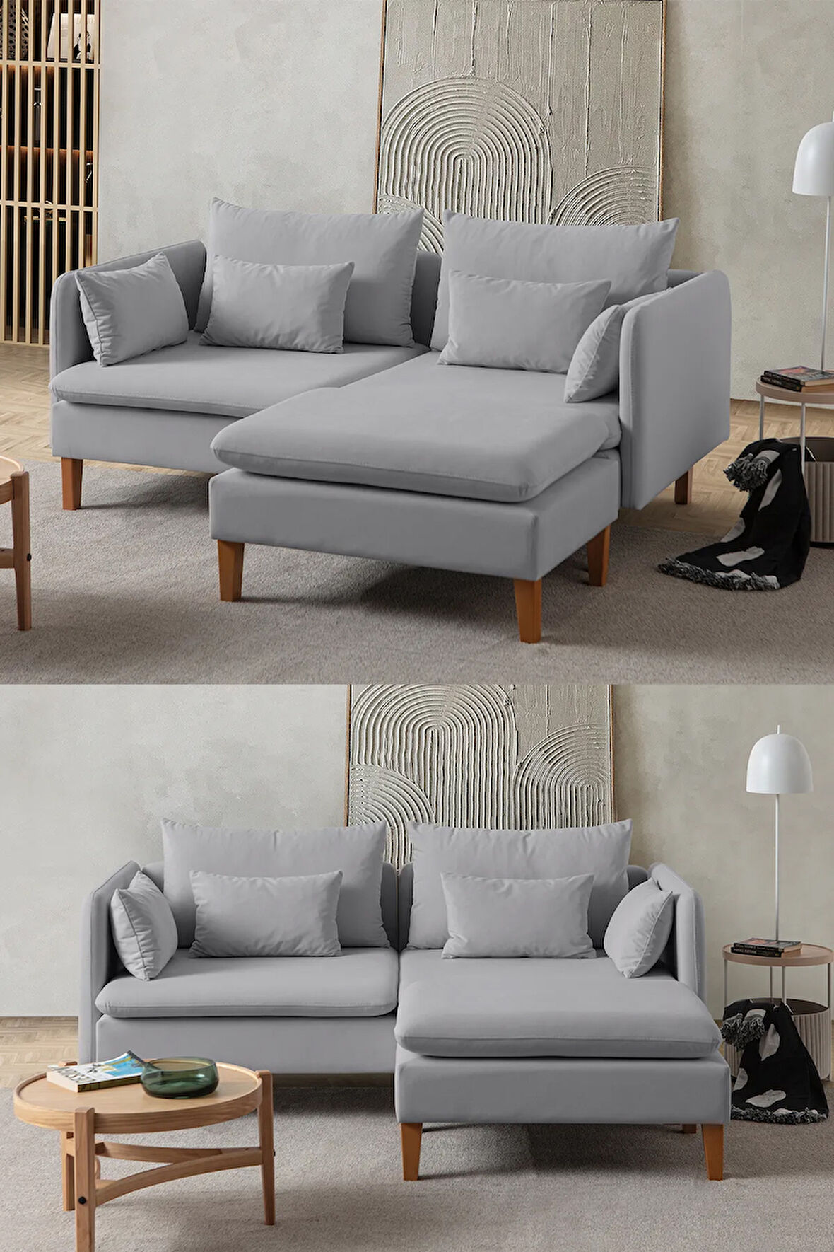 Eymense Flexy Mini Köşe Takımı Gri