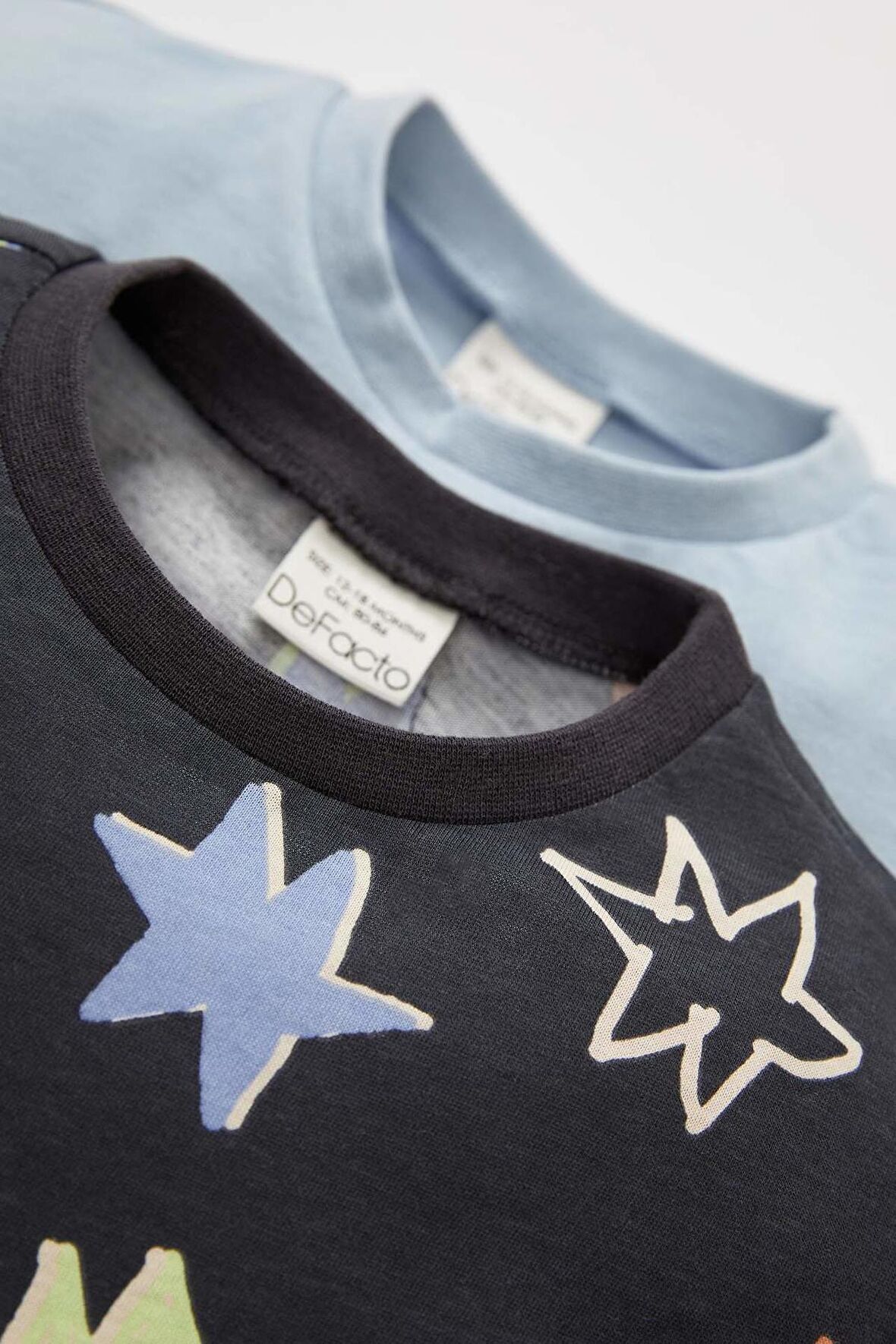 Erkek Bebek Baskılı 2'li Kısa Kollu Tişört Y2442A222HSAR31