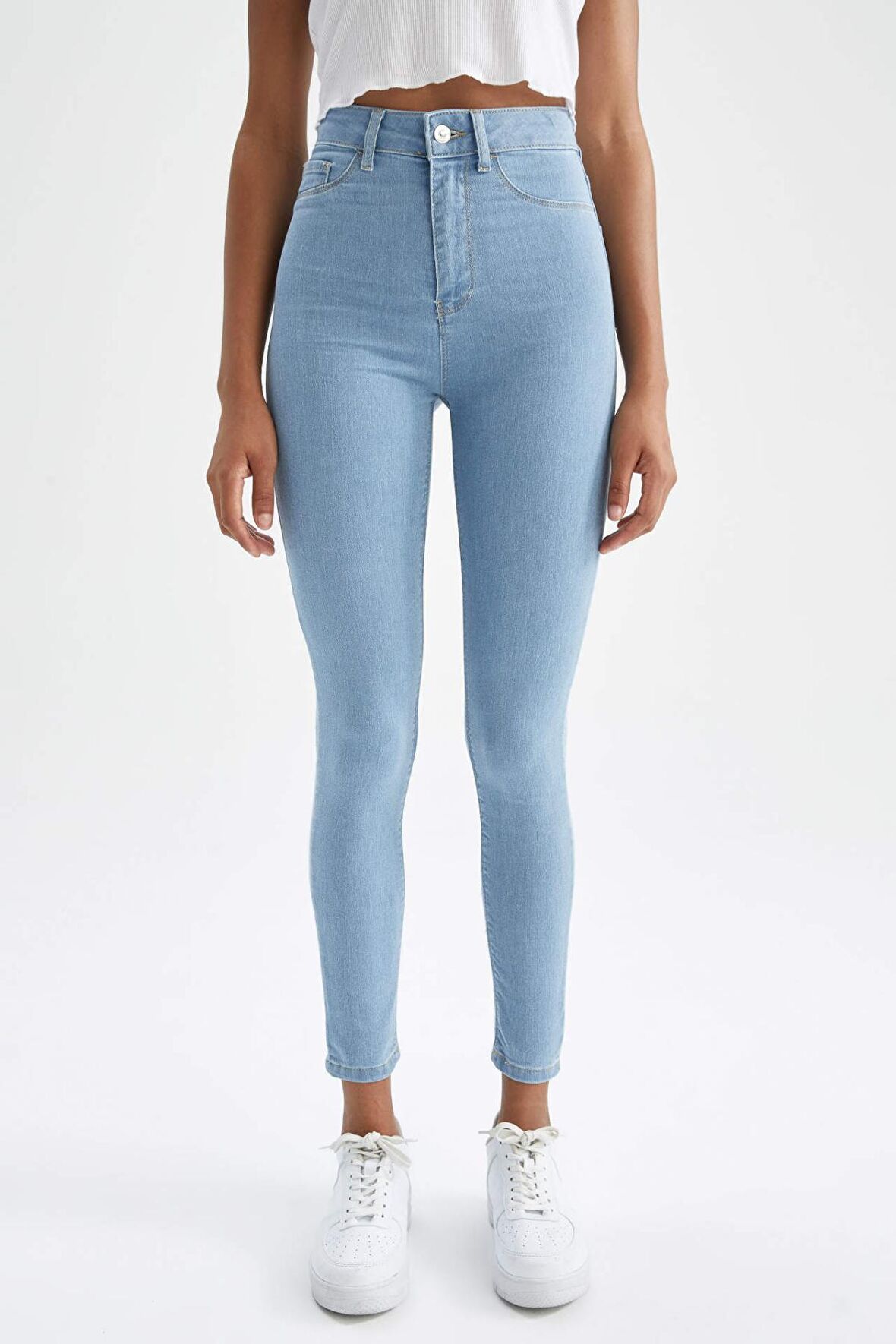 Super Skinny Jegging Fit Yüksek Bel Jean Pantolon Y7204AZ22HSNM39