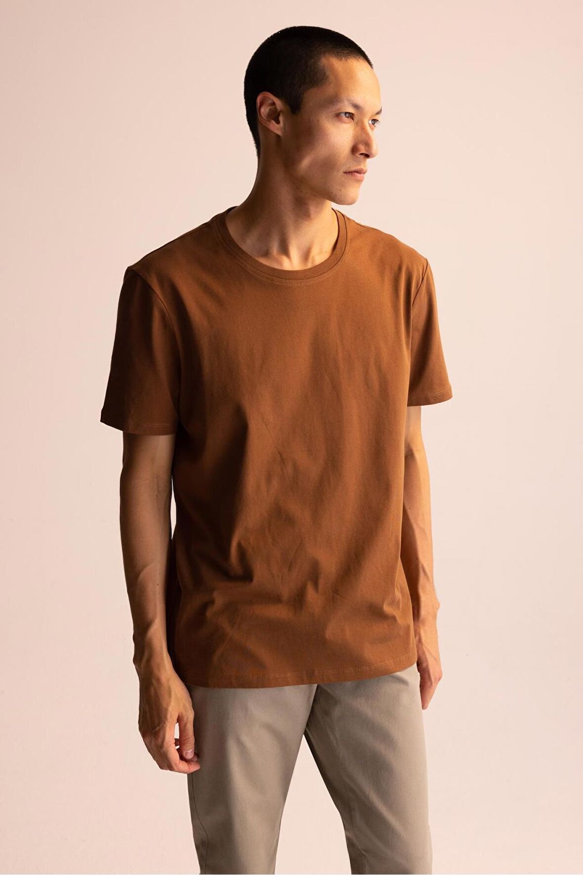 DeFacto Regular Fit Bisiklet Yaka Basic Kısa Kollu %100 Pamuk Tişört M7666AZ23SPBN164