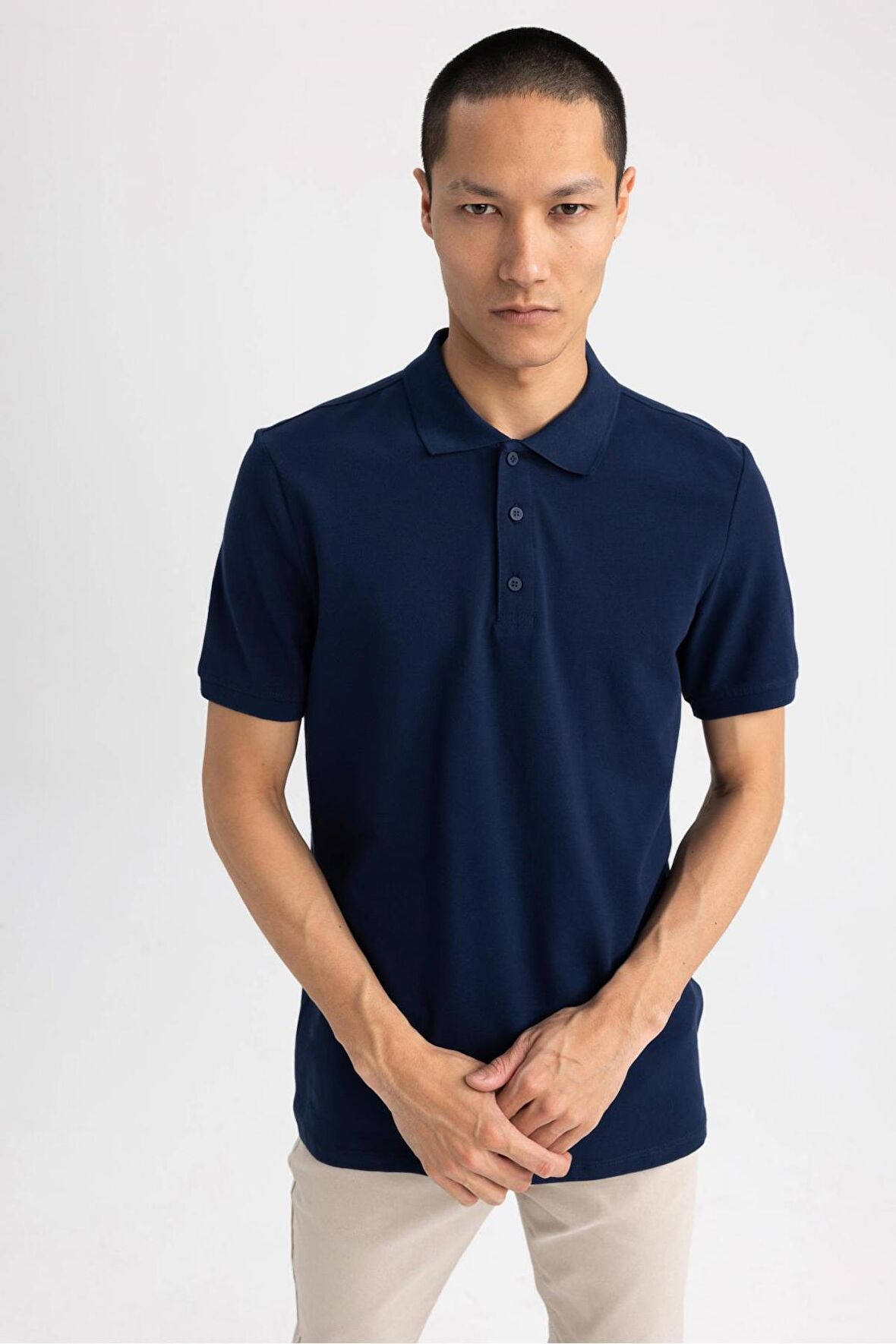 DeFacto Regular Fit Polo %100 Pamuk Tişört M7676AZ23SPNV120