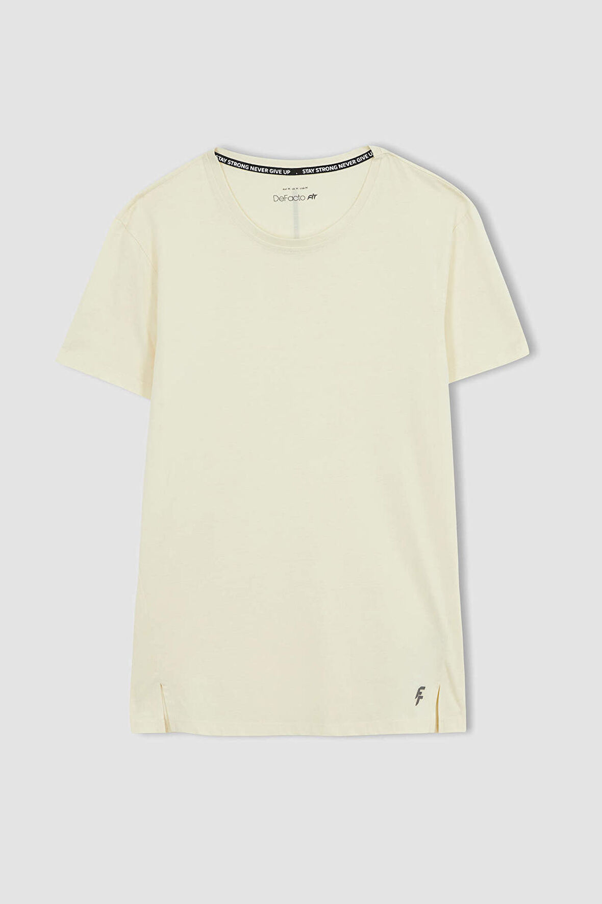 Defacto Fit Slim Fit Bisiklet Yaka Sporcu %100 Pamuk Tişört Z5434AZ23SPER105