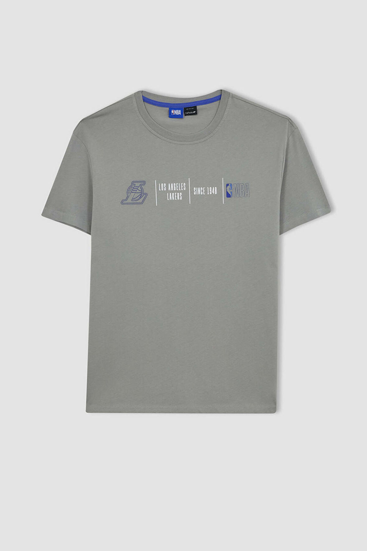 Fit NBA Los Angeles Lakers Standart Fit Bisiklet Yaka Tisört A1706AX23SMGR198