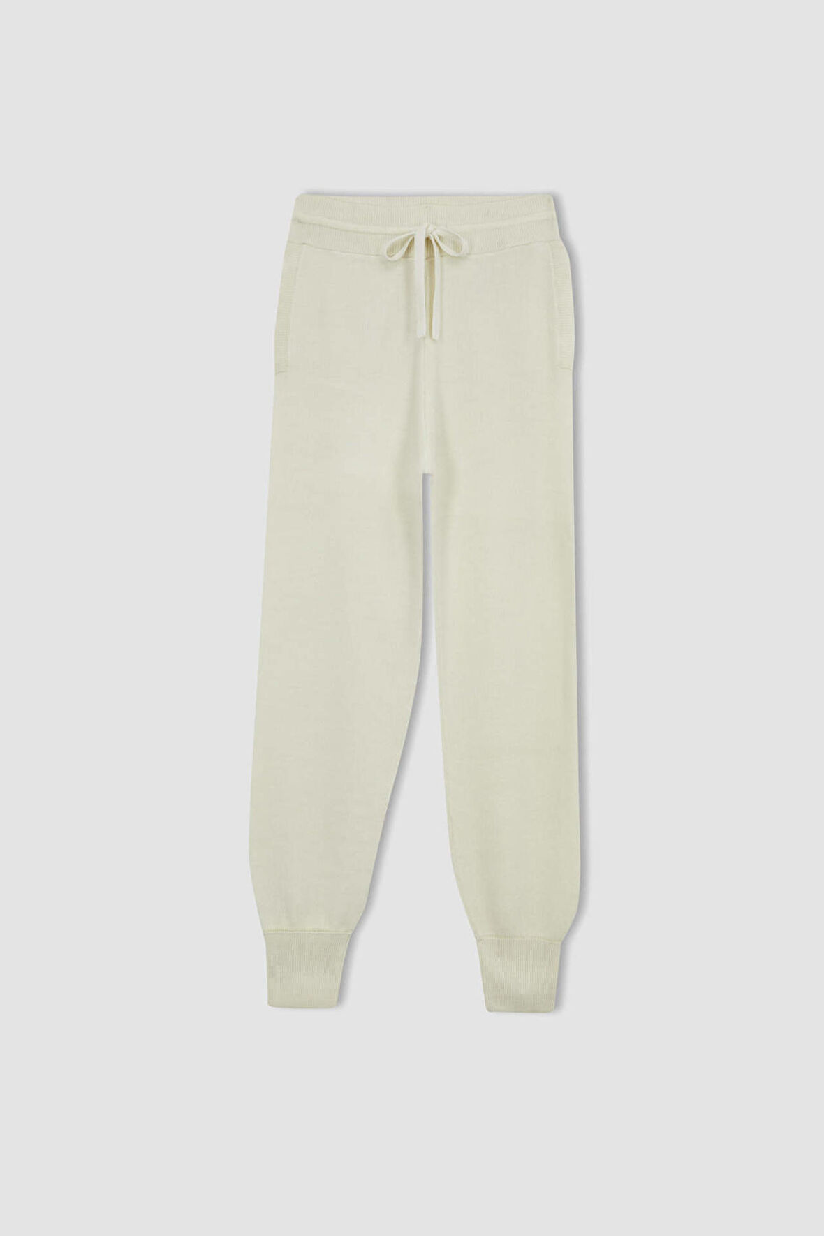 DeFacto Jogger Triko Pantolon Cepli Basic Düz Beli Lastik Bağcıklı R1701AZ23AUER98
