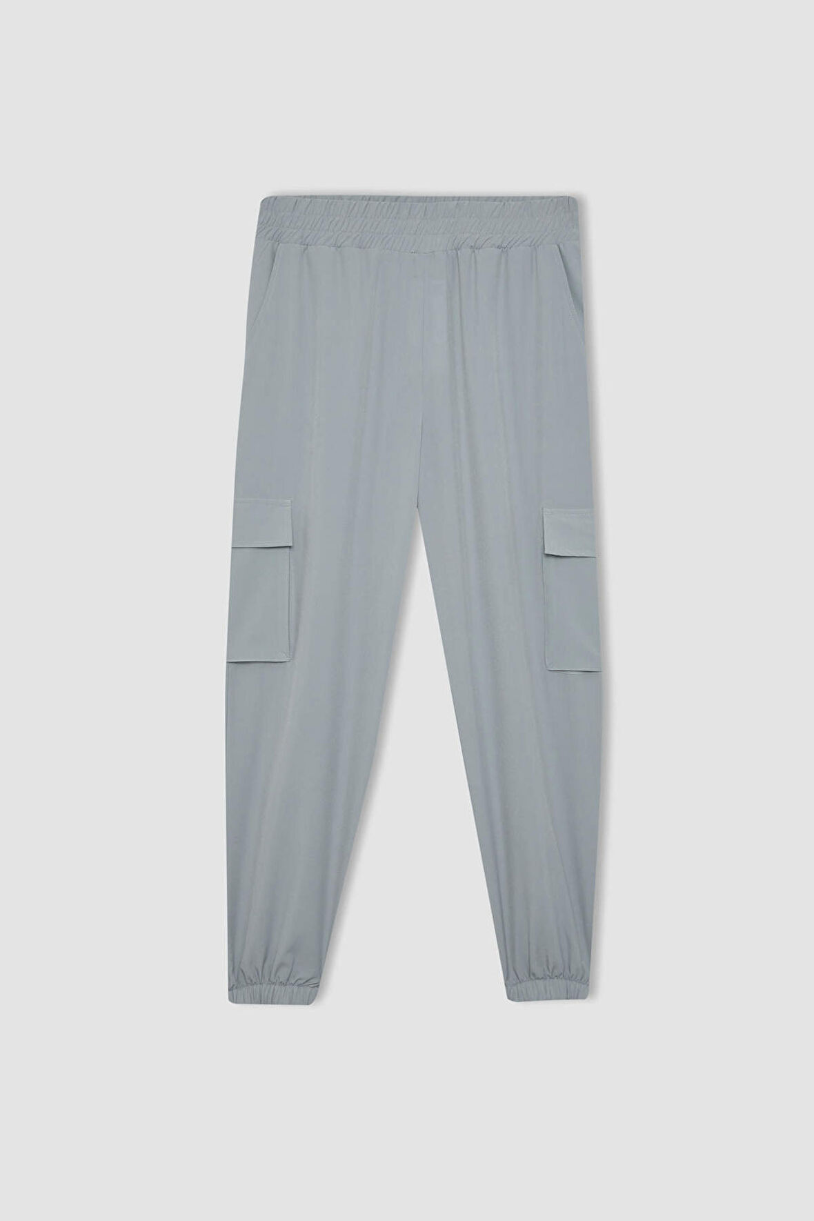DeFactoFit Standart Fit Dokuma Basic Düz Sporcu Pantolon B3250AX23AUGR486