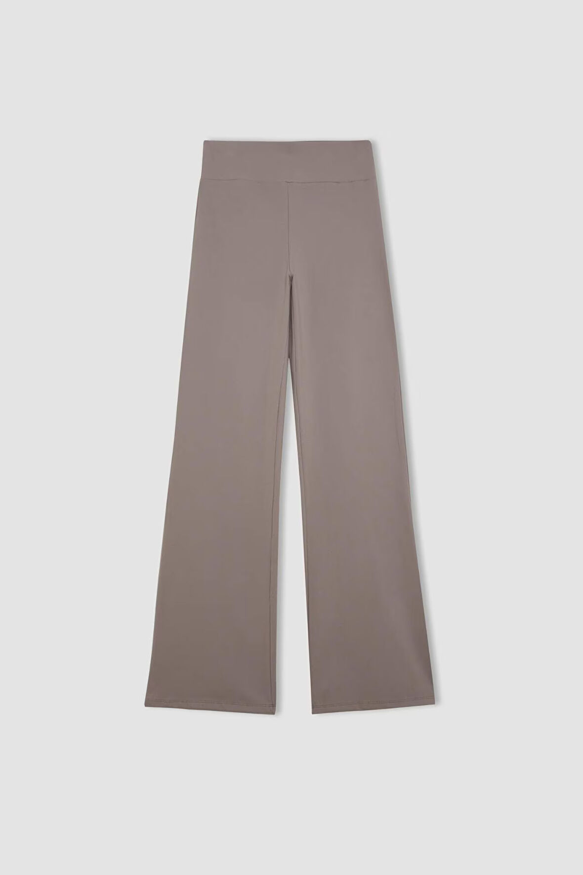 DeFactoFit Wide Leg Beli Saran Geniş Paça Bilek Boy Pantolon
