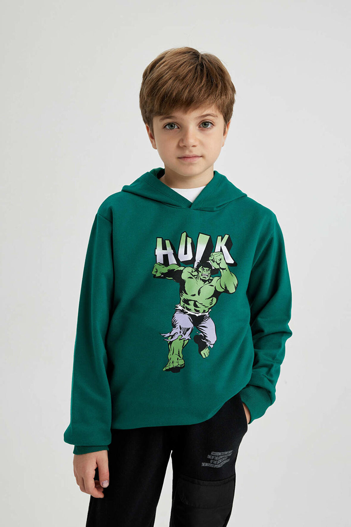 DeFacto Erkek Çocuk Marvel Comics Kapüşonlu Sweatshirt B3062A823WNGN1041