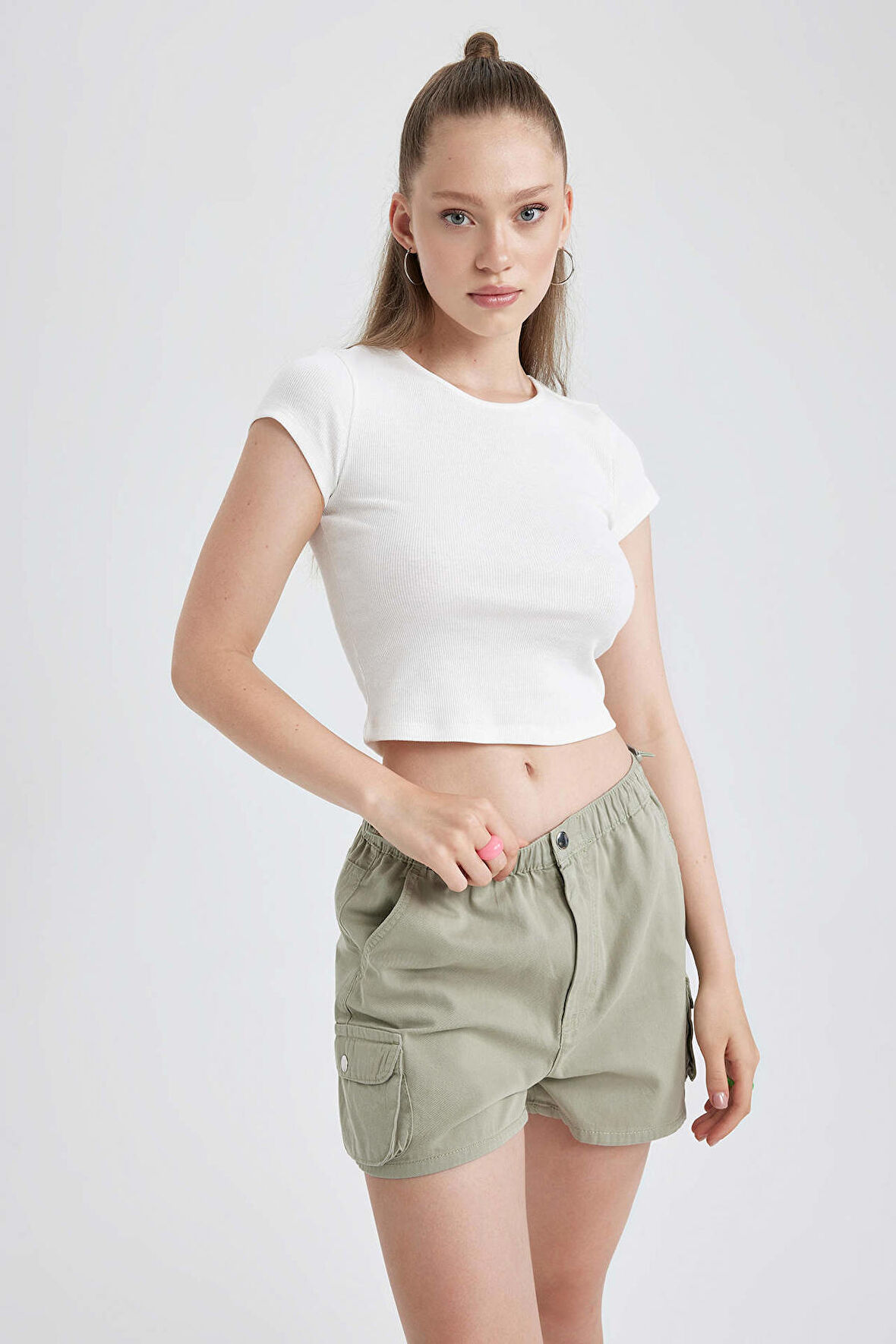 Coool Fitted Kisa Kollu Tisört