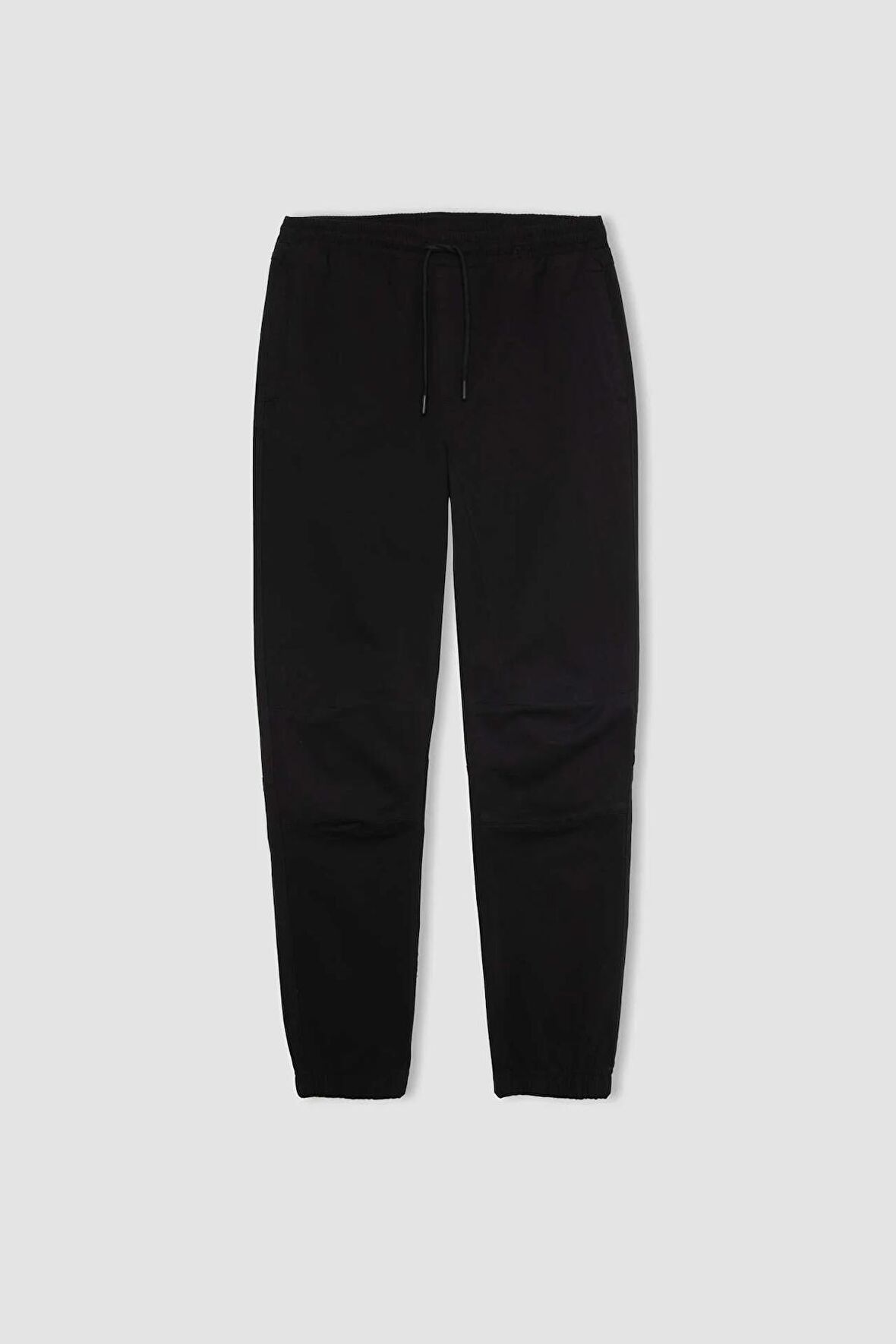 DeFacto Regular Fit Jogger Gabardin Pantolon Beli Bağcıklı Cepli Düz Paça B6148AX24SPBK81