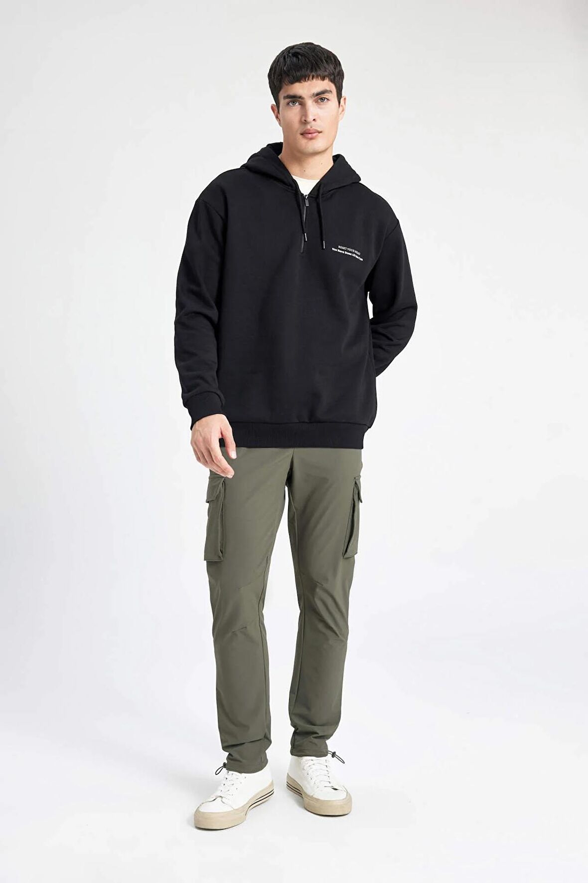 DeFacto Slim Fit Kargo Cepli Pantolon B3585AX24SPKH88