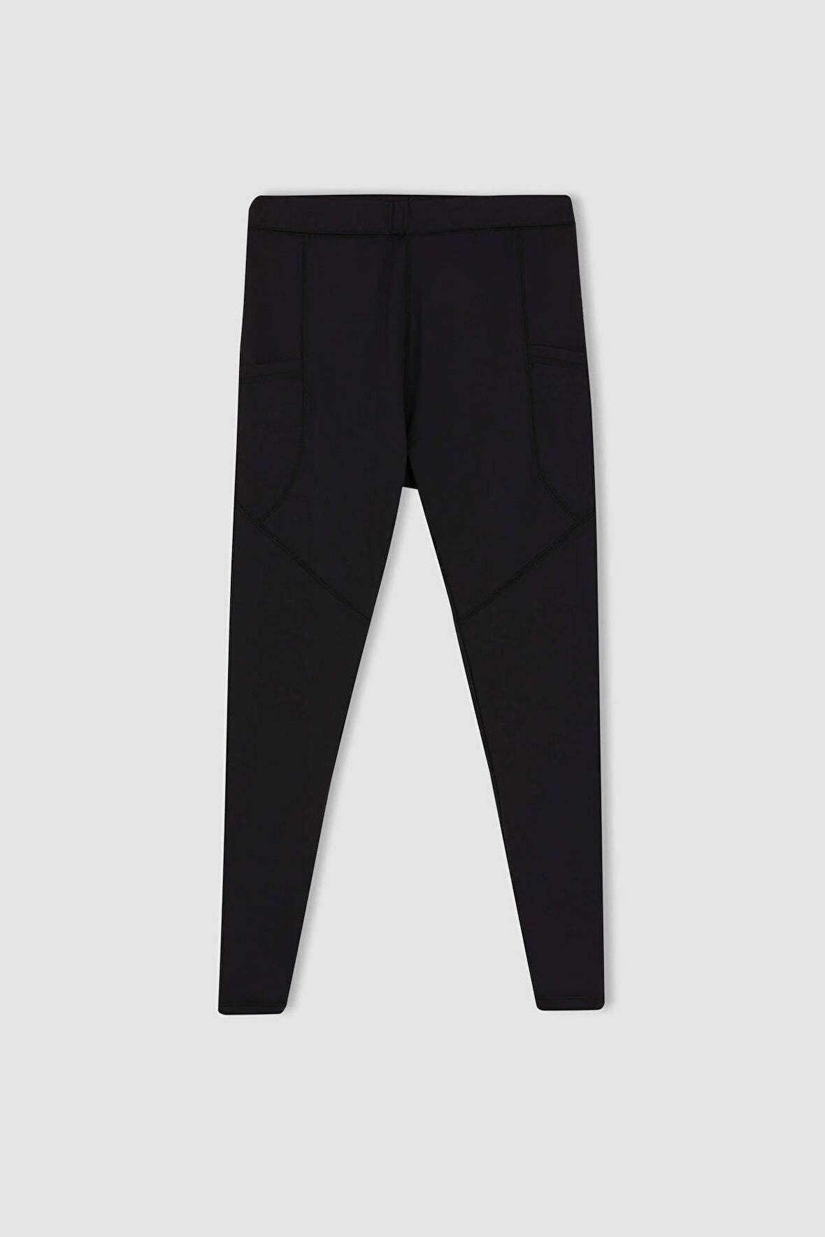 DeFactoFit Slim Fit Dar Kesim Normal Bel Sporcu Tayt A7243AX23WNBK81