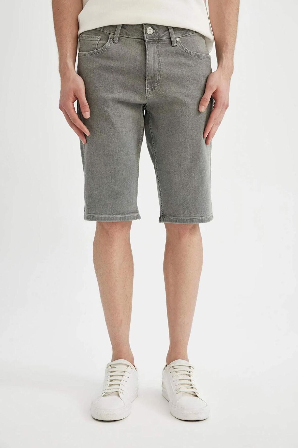 DeFacto Slim Fit Jean Bermuda Şort A4802AX24SMNM55