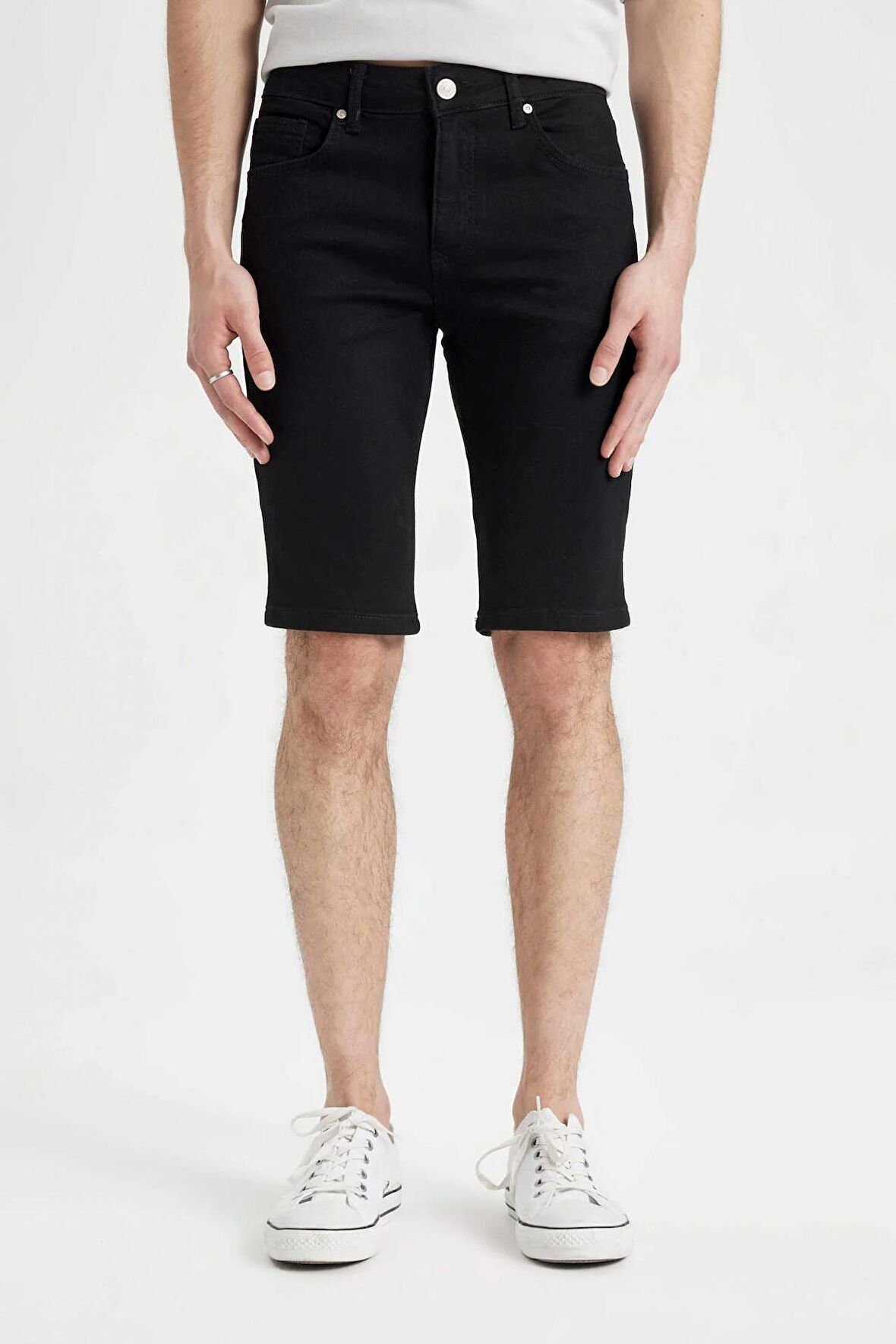 DeFacto Skinny Fit Jean Bermuda Şort A5037AX24SMNM40