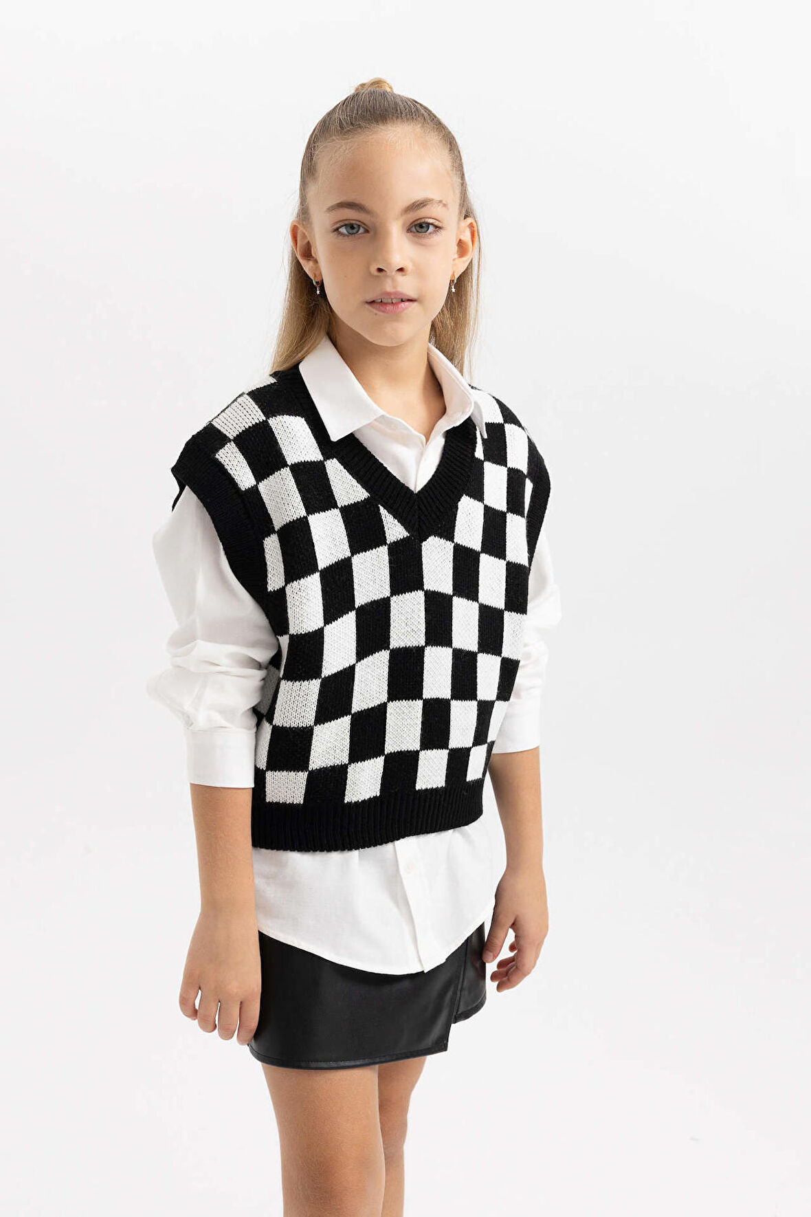 Kız Çocuk Slim Fit Süveter