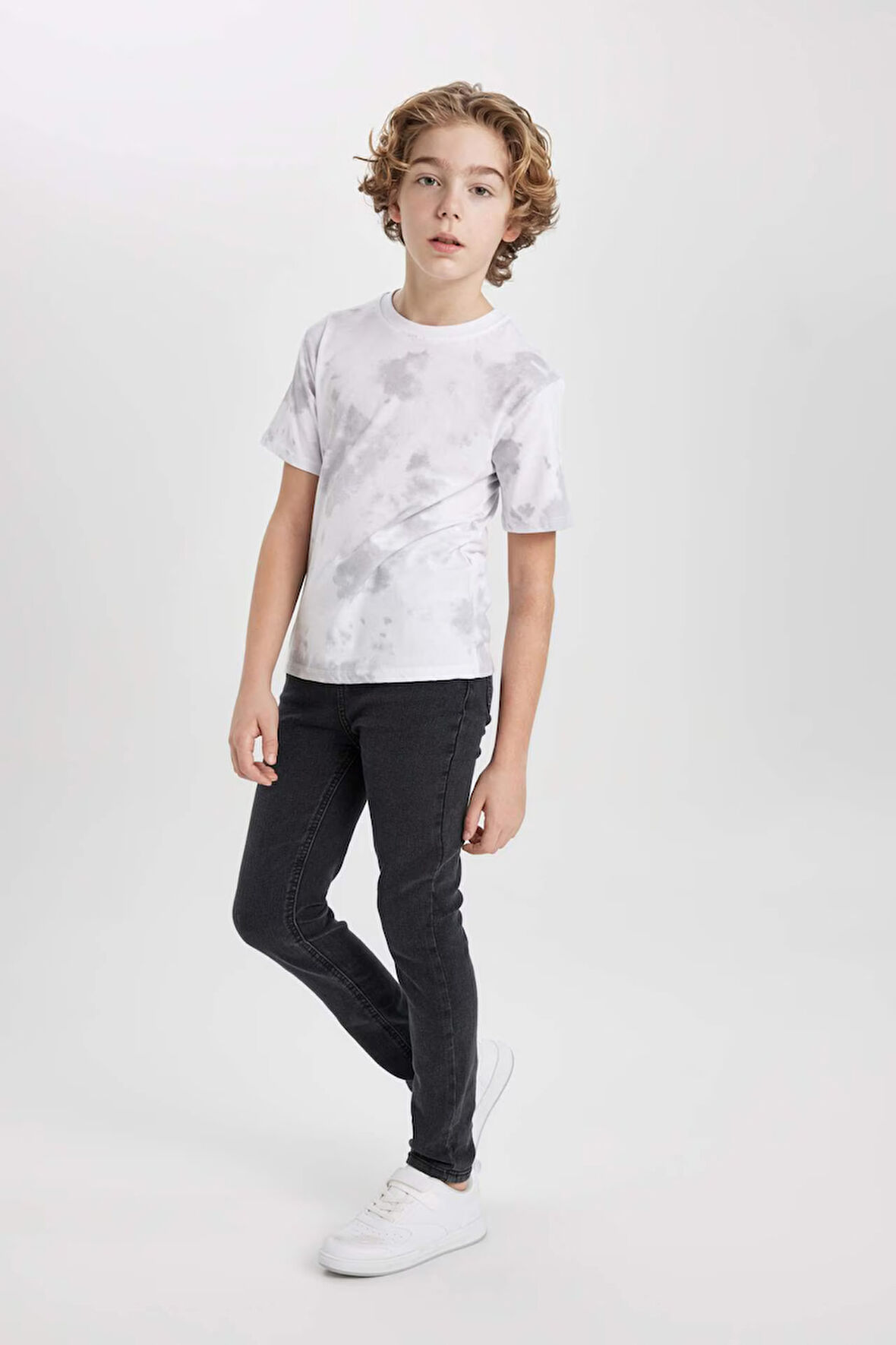 Erkek Çocuk Slim Fit Dar Kesim Dar Paça Jean Pantolon