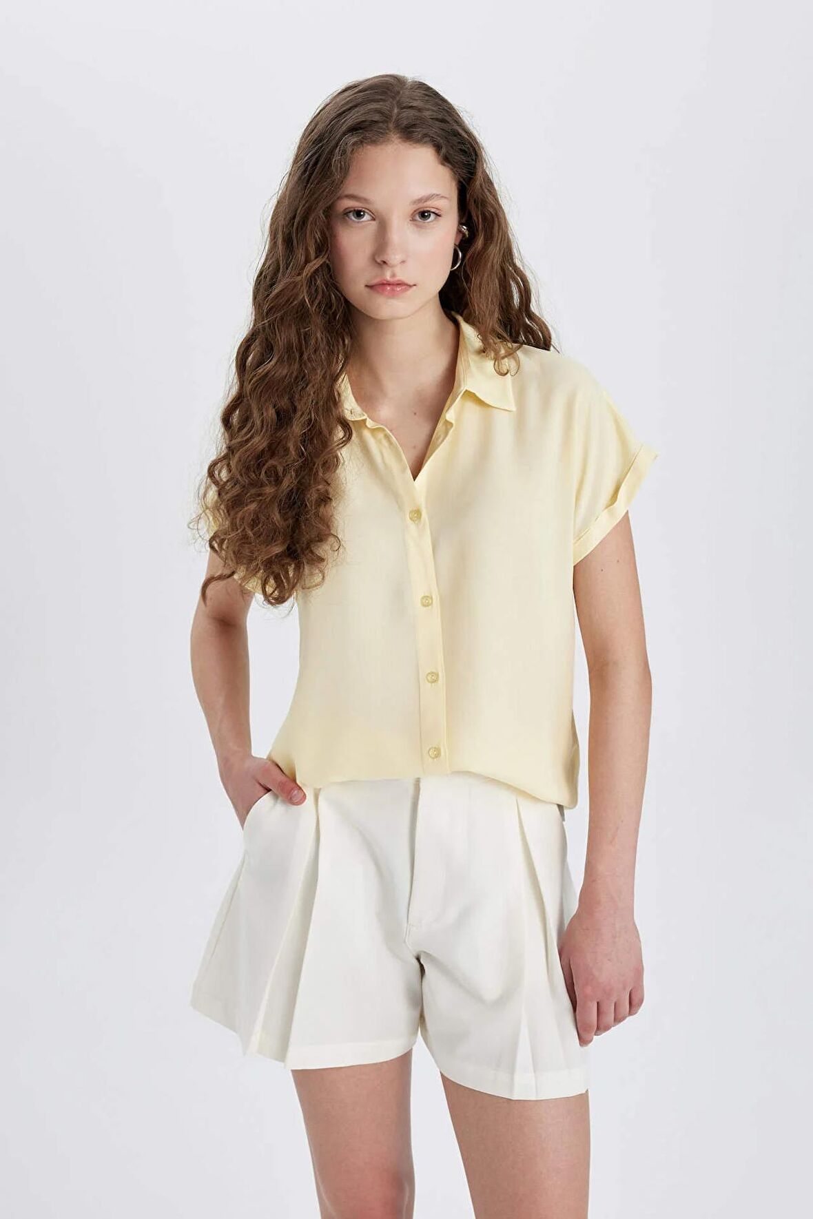 DeFacto Regular Fit Kısa Kollu Gömlek N7819AZ24SPYL155