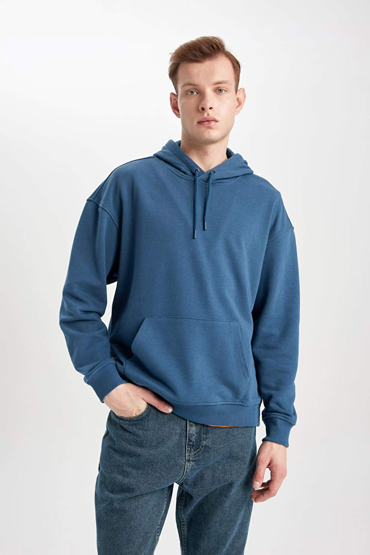 Oversize Geniş Kalıp Kapüşonlu Sweatshirt