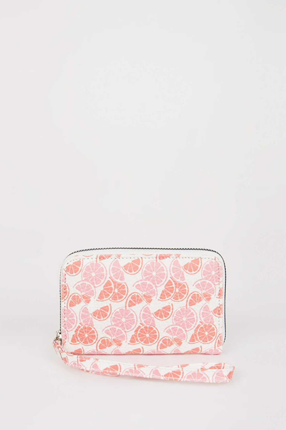 Kadın Çiçek Desenli Suni Deri Cüzdan