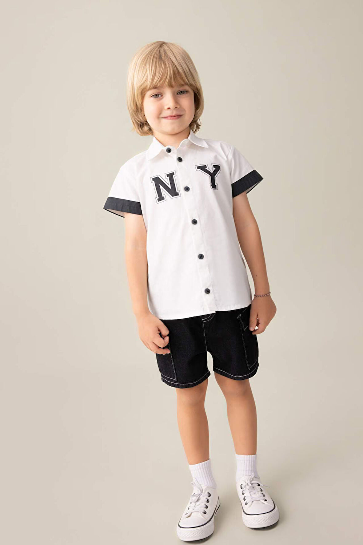 DeFacto Erkek Bebek Jean Şort B6750A524SMNM36