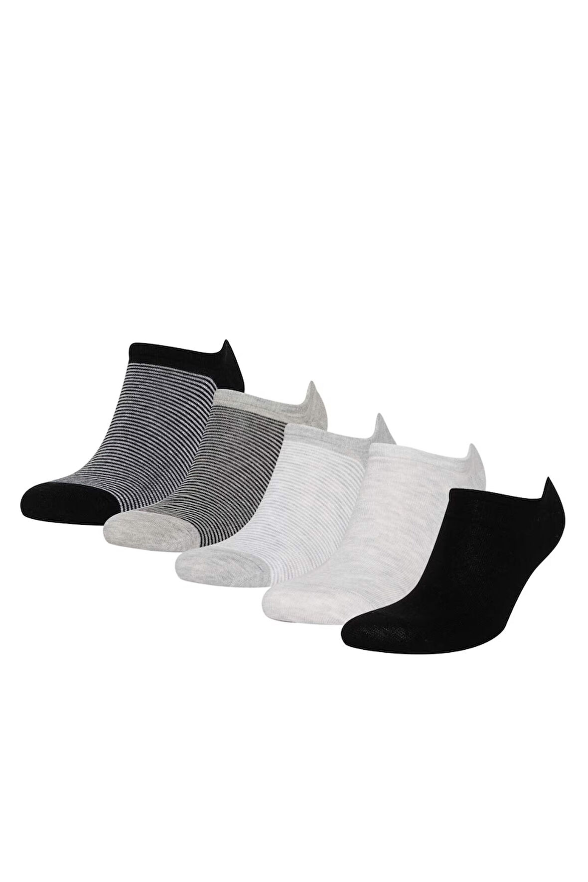 DeFacto Erkek 5'li Pamuklu Sneaker Çorap C0108AXNSKR1