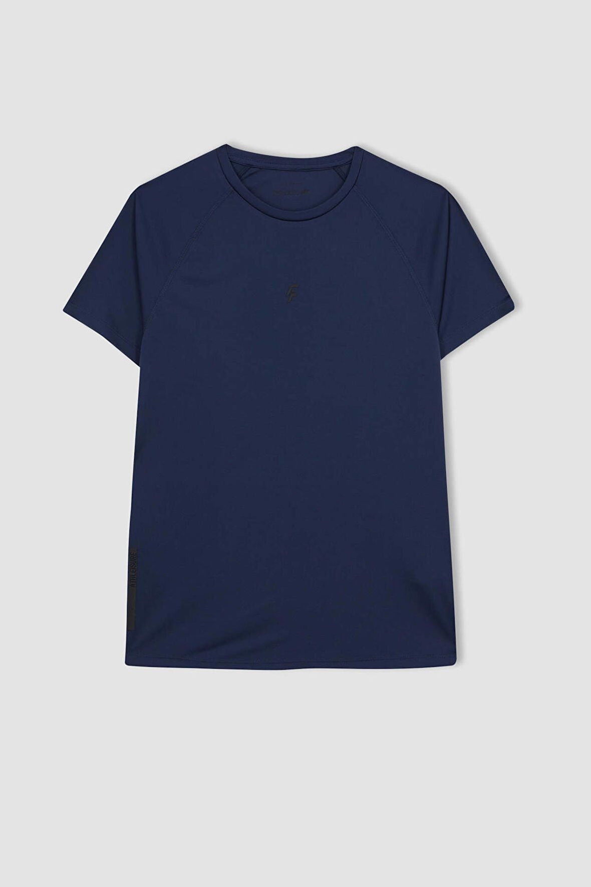 DeFactoFit Slim Fit Dar Kesim Bisiklet Yaka Baskılı Sporcu Kısa Kollu Tişört V2887AZ23AUNV201