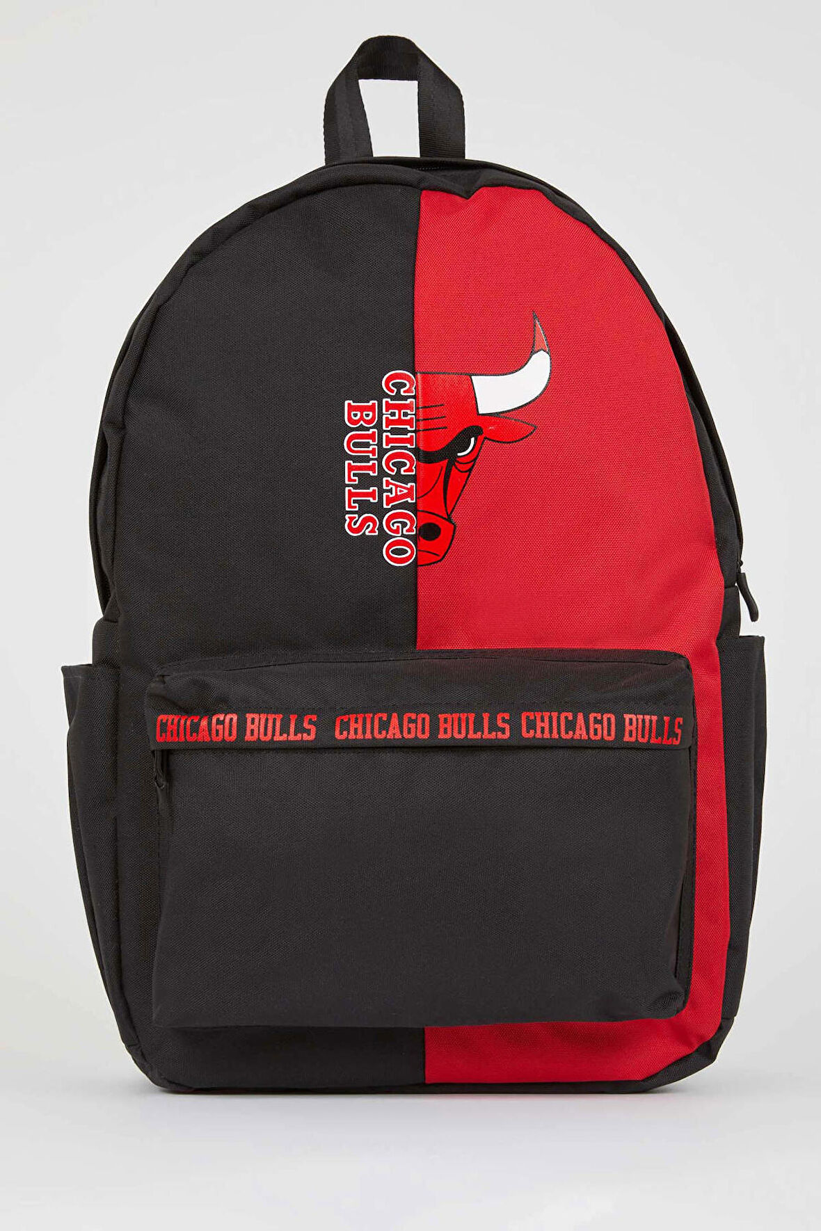 DeFacto Unisex NBA Chicago Bulls Spor Baskılı Su İtici Kumaş Okul Çantası A4611AXNSKR1