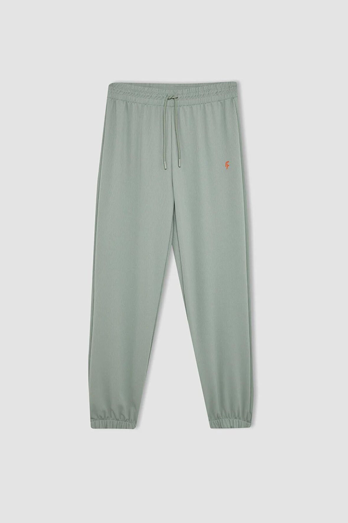 DeFactoFit Standart Fit Çift Cepli Paçası Lastikli Standart Boy Sporcu Eşofman Altı A4557AX24SPGN920