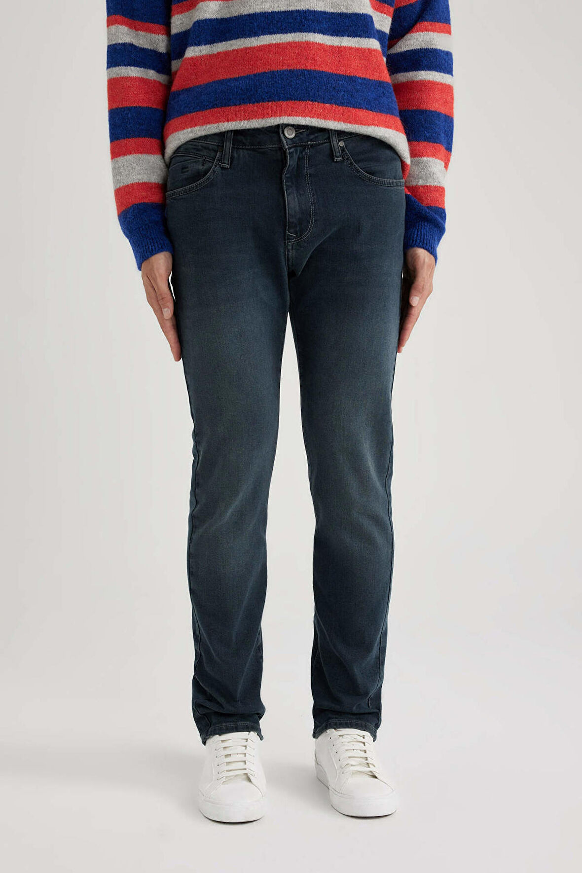 DeFacto Sergio Regular Fit Normal Bel Boru Paça Jean Pantolon B4538AX24SPNM83