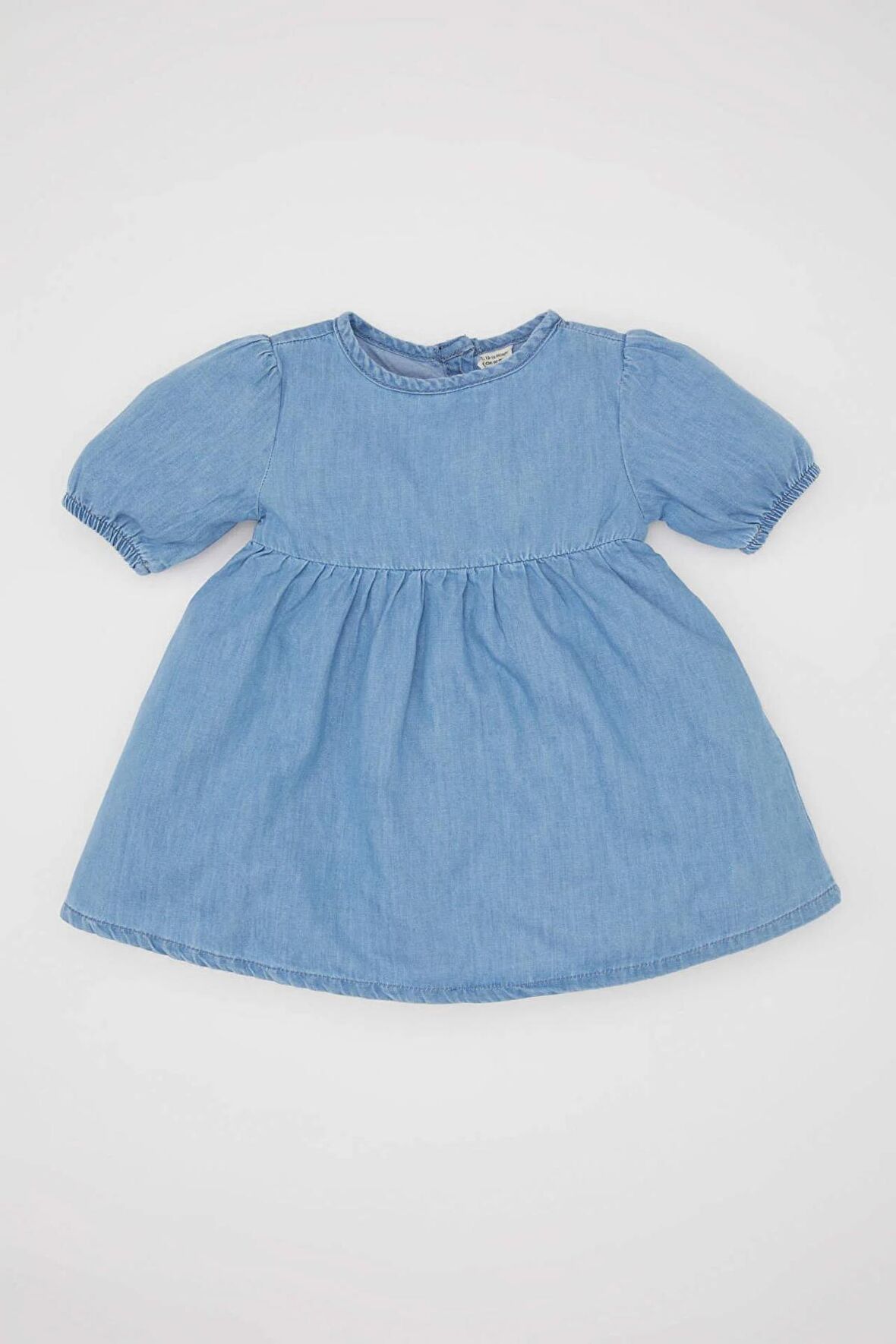 DeFacto Kız Bebek Kısa Kollu Jean Elbise B8215A524SMNM28